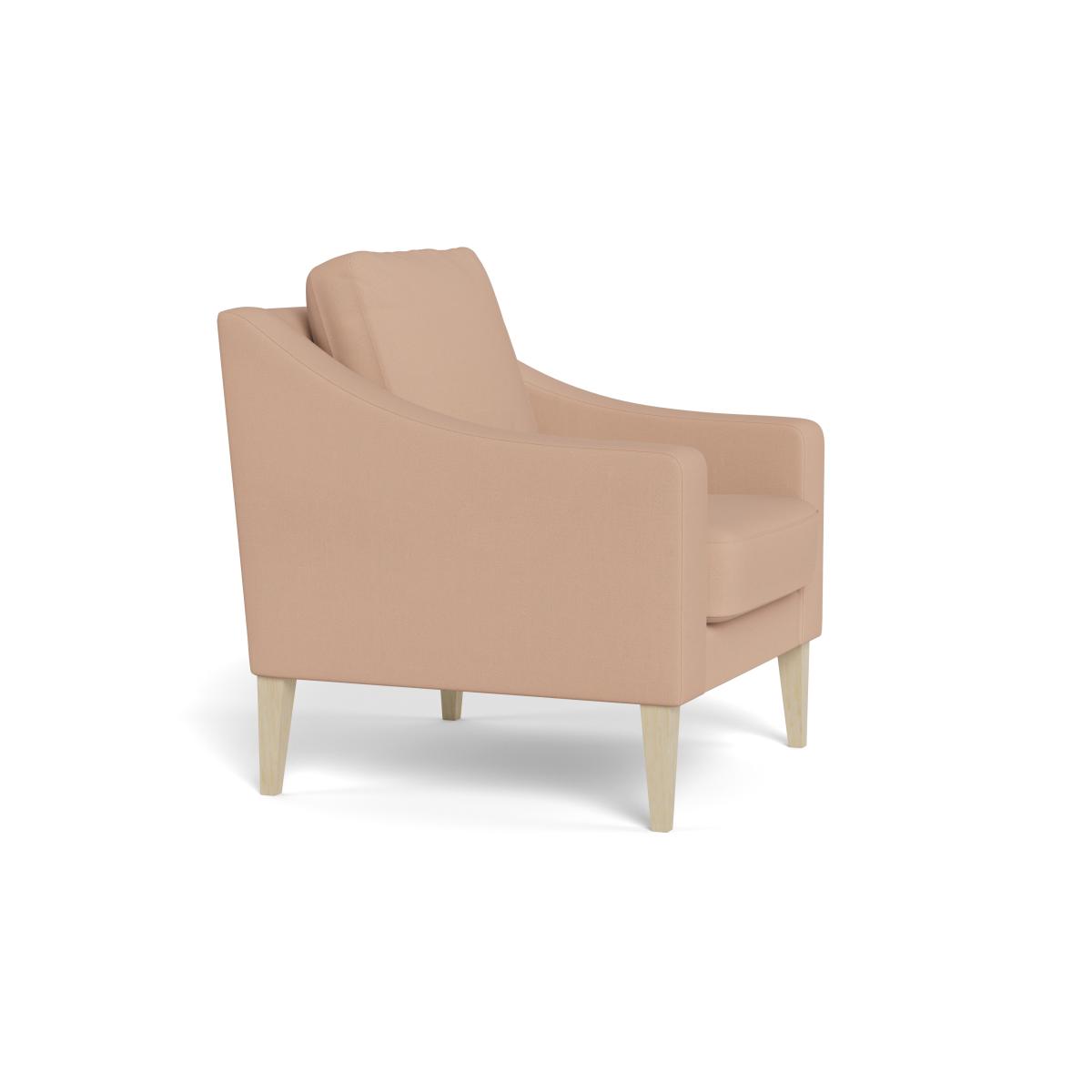 Heal's Richmond Armchair Capelo Linen-Cotton Rosedale Walnut Stained Feet – image 3