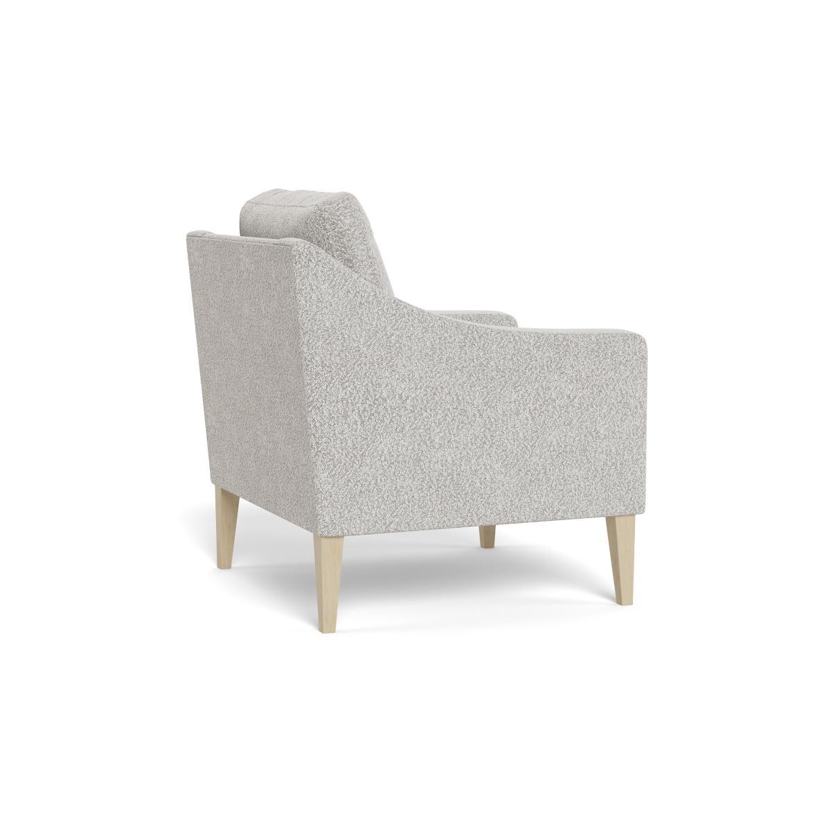 Heal's Richmond Armchair Chunky Boucle Ecru Black Feet - Heal's UK Furniture – image 4