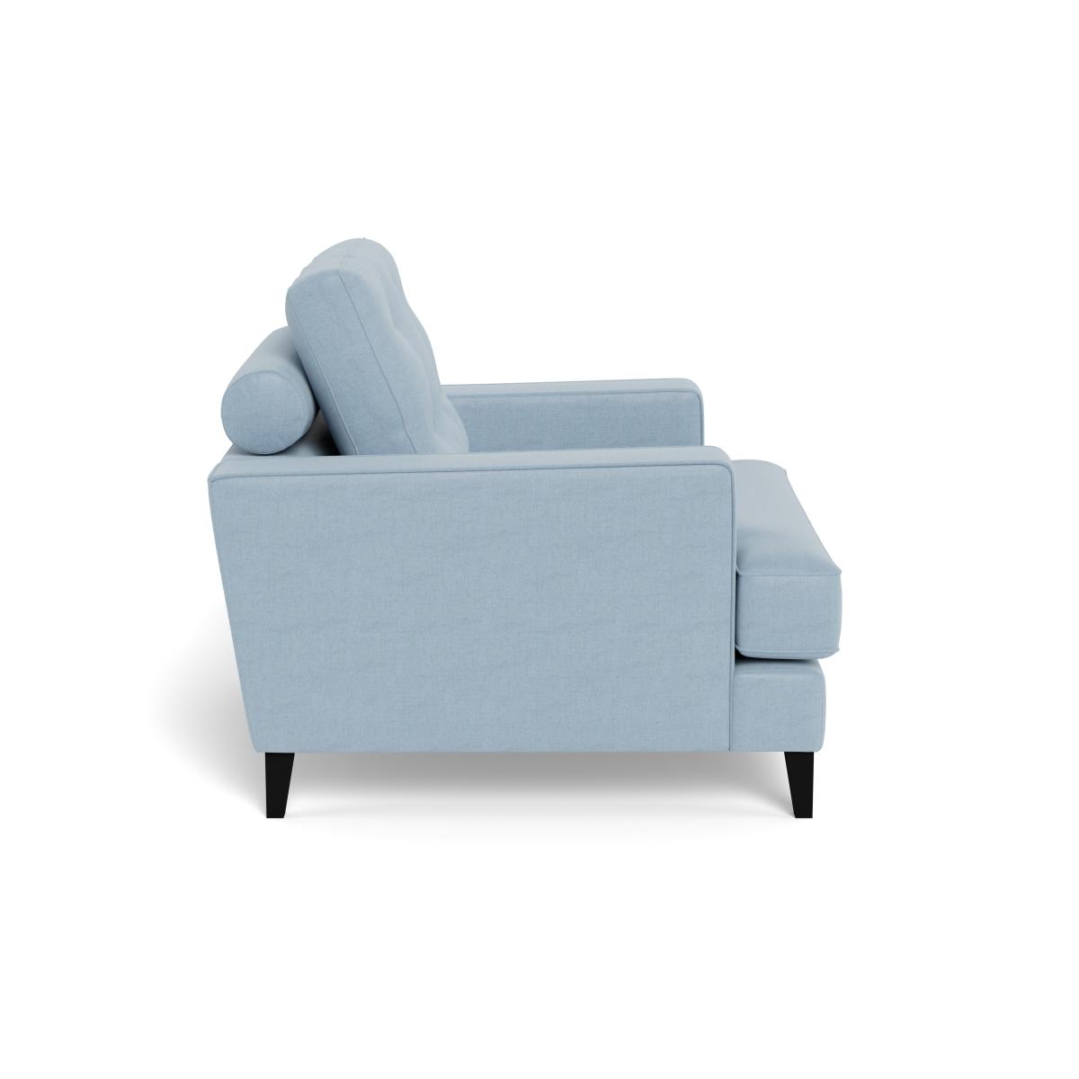 Heal's Mistral Armchair Capelo Linen-Cotton Sea Shanty Black Feet – image 4