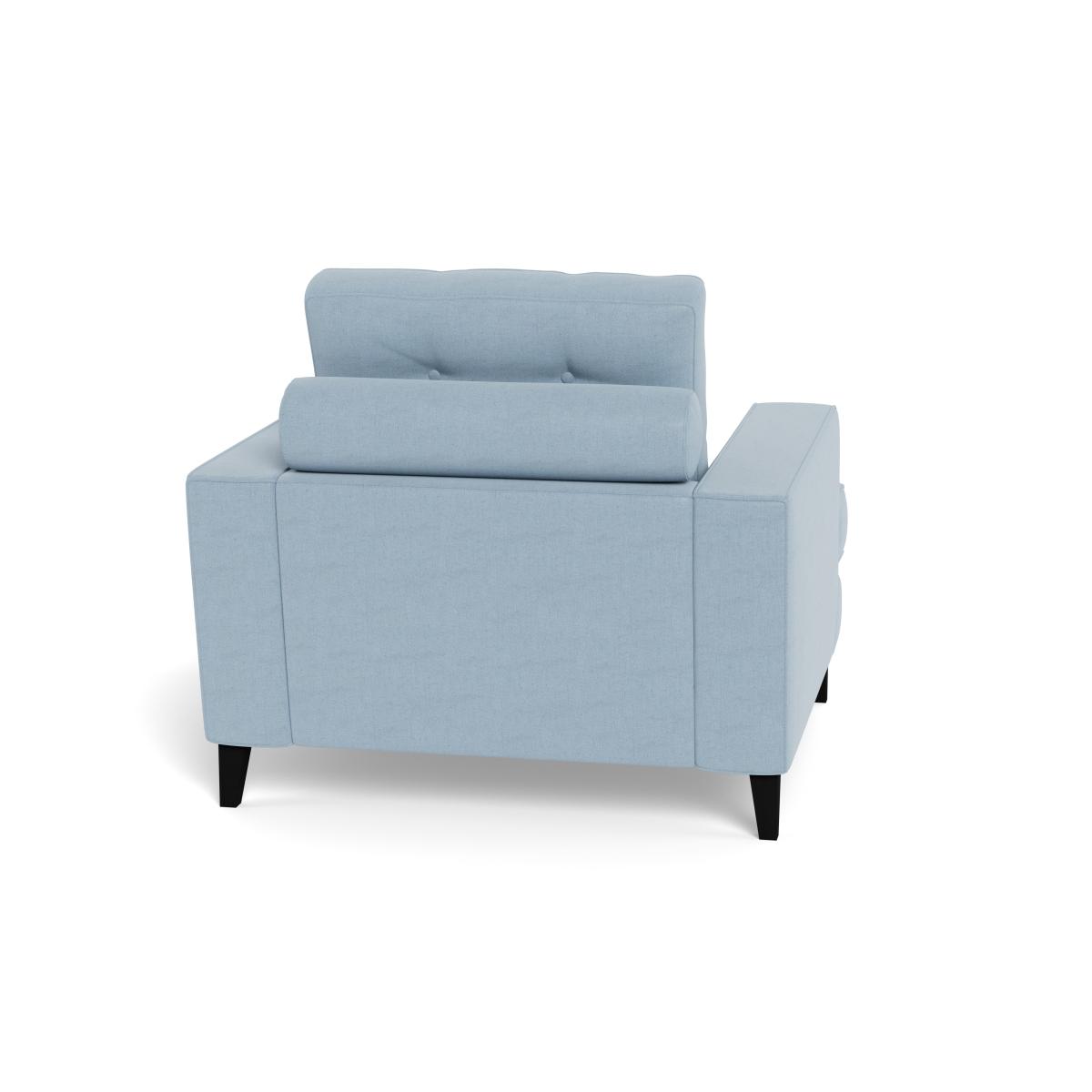Heal's Mistral Armchair Capelo Linen-Cotton Sea Shanty Black Feet – image 6