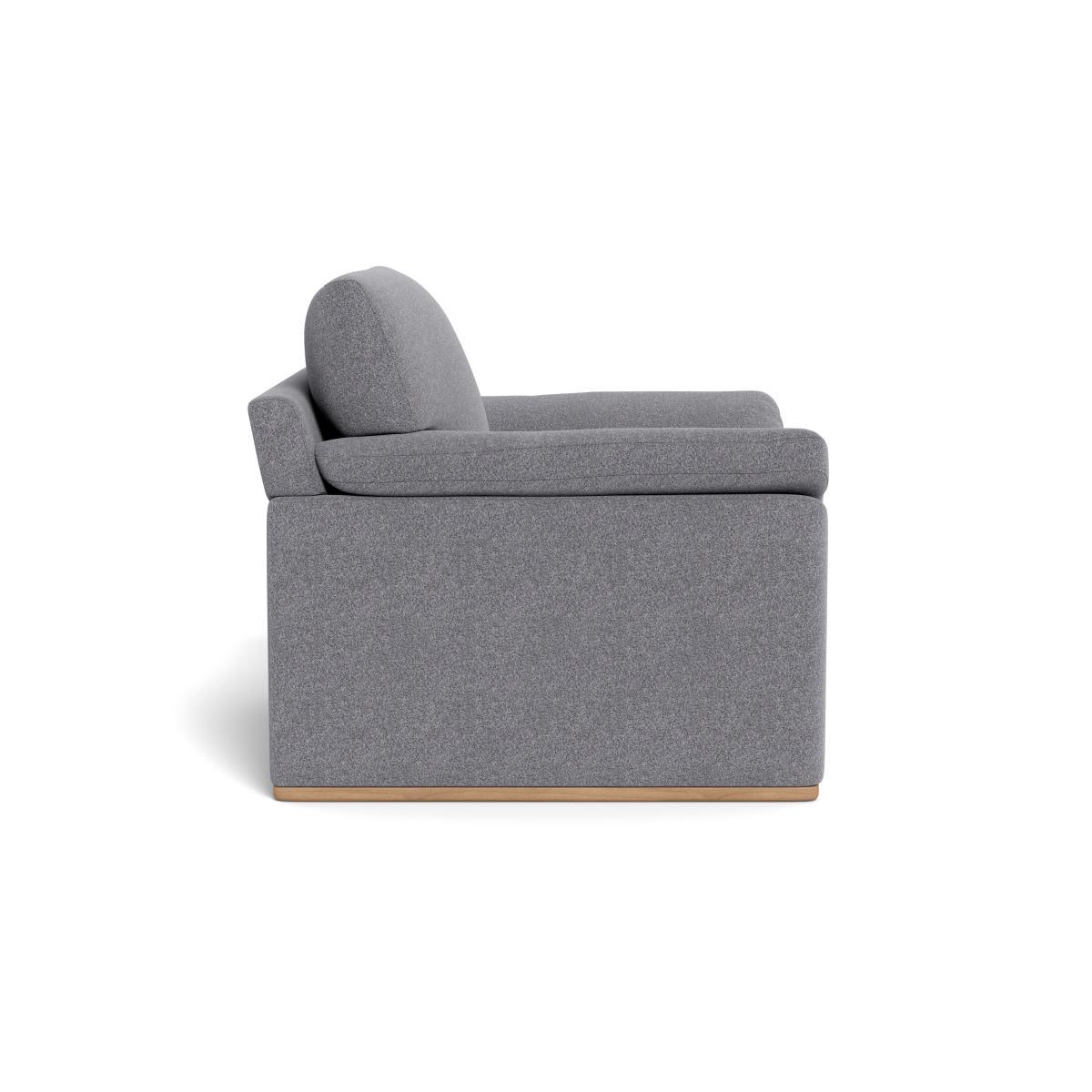 Heal's Paris Armchair Capelo LinenCotton Mineral Walnut Feet - Heal's UK Furniture – image 3