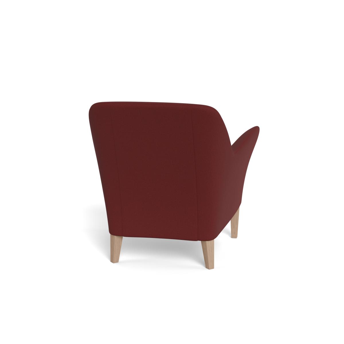 Heal's Wallis Armchair Capelo Linen-Cotton Etruscan Red Natural Feet – image 6
