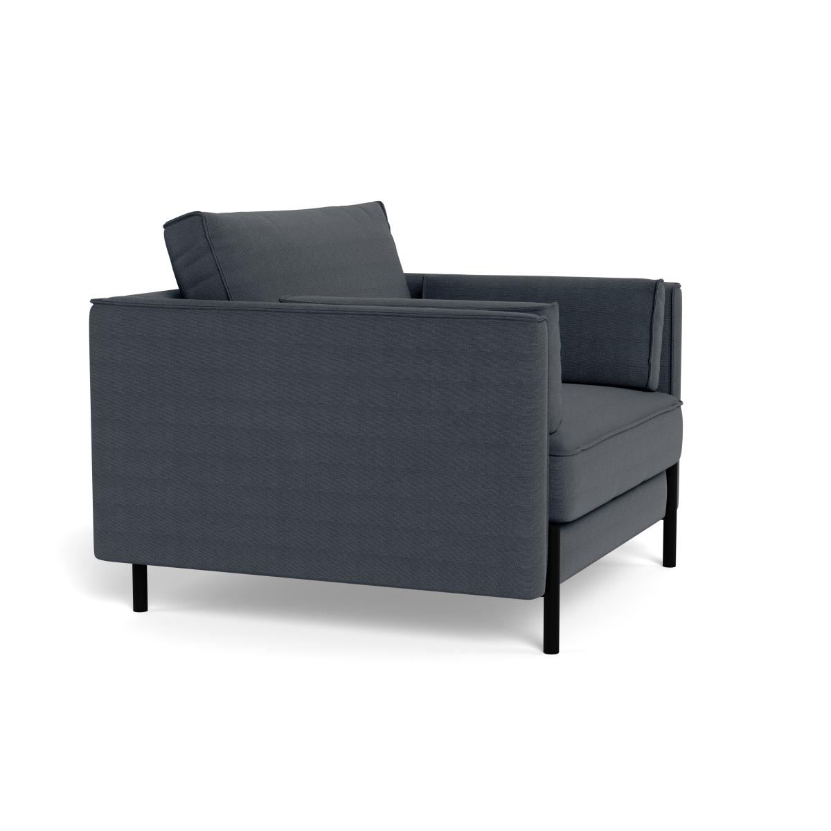 Heal's Tortona Armchair Linen Dark Grey – image 3