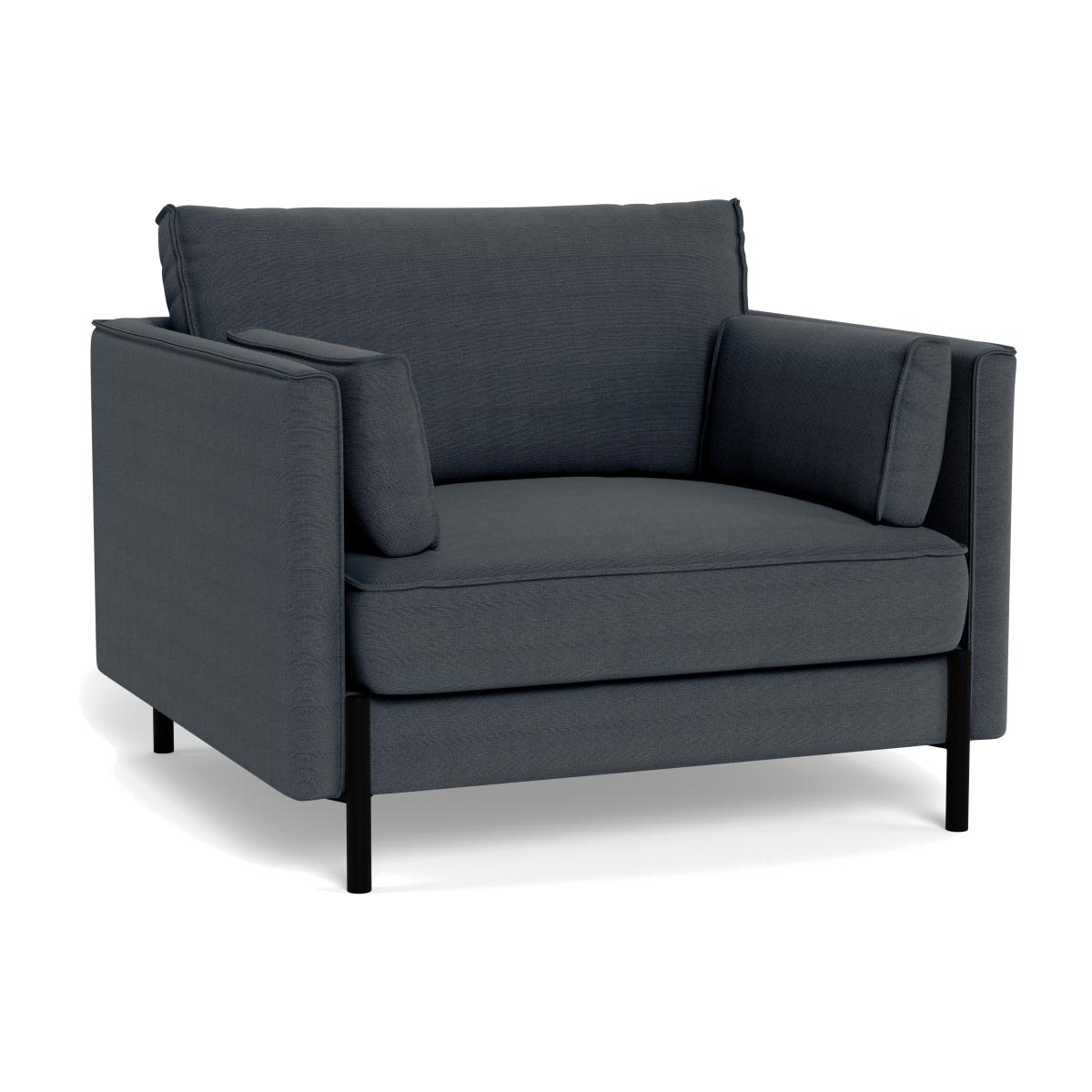 Heal's Tortona Armchair Linen Dark Grey – image 1