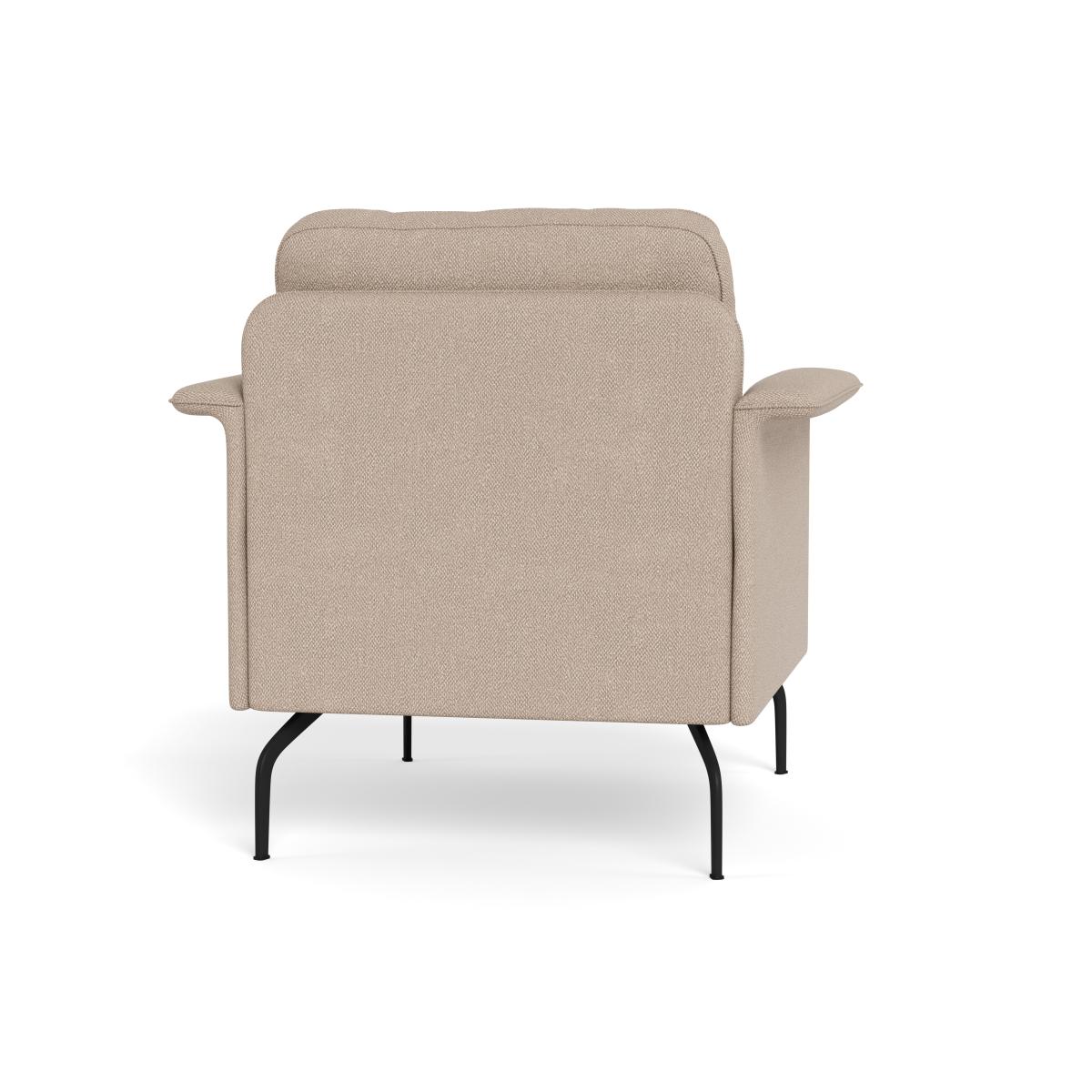 Heal's Iver Armchair Boucle Tweed Pearl Black Feet – image 5