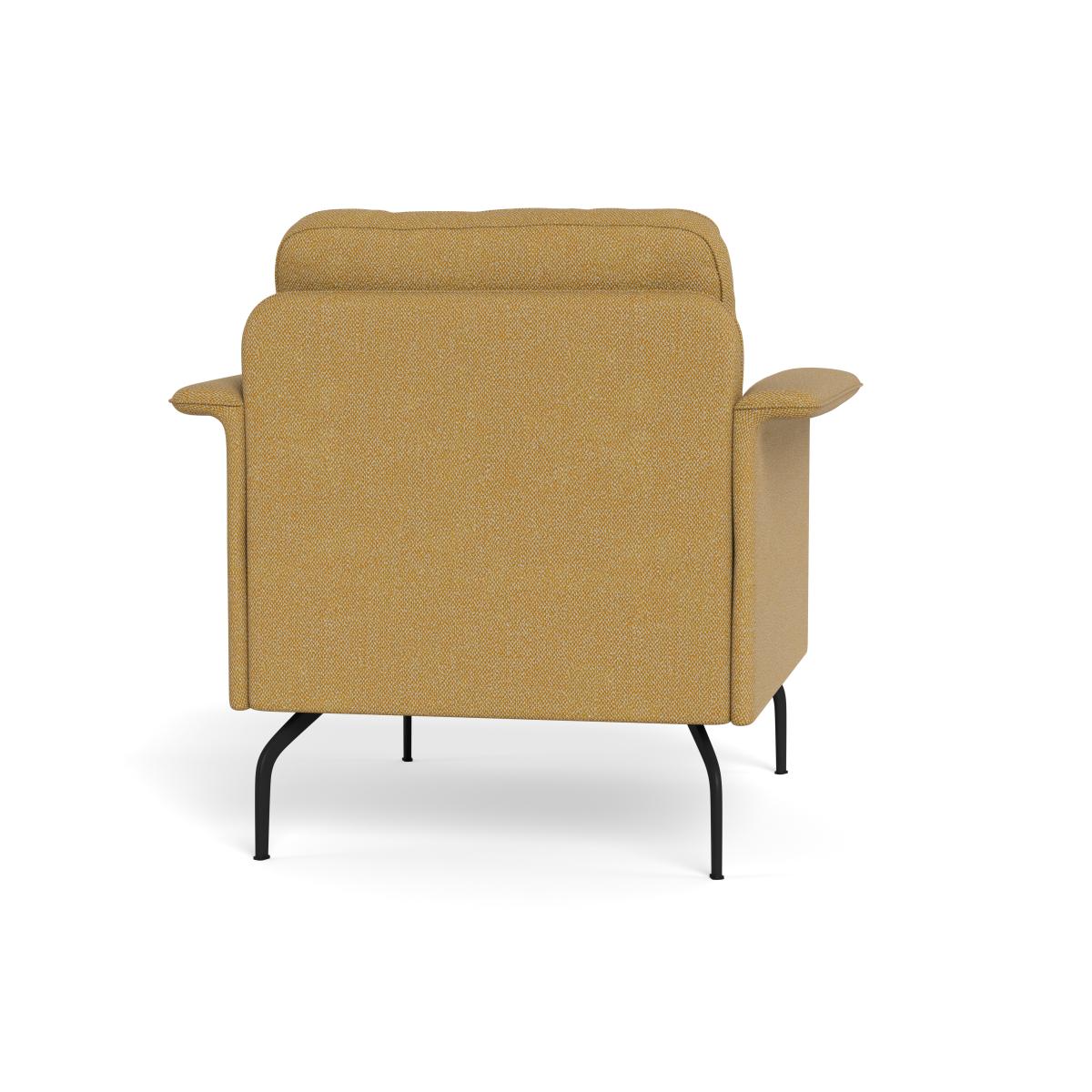 Heal's Iver Armchair Boucle Tweed Citrine Black Feet – image 5