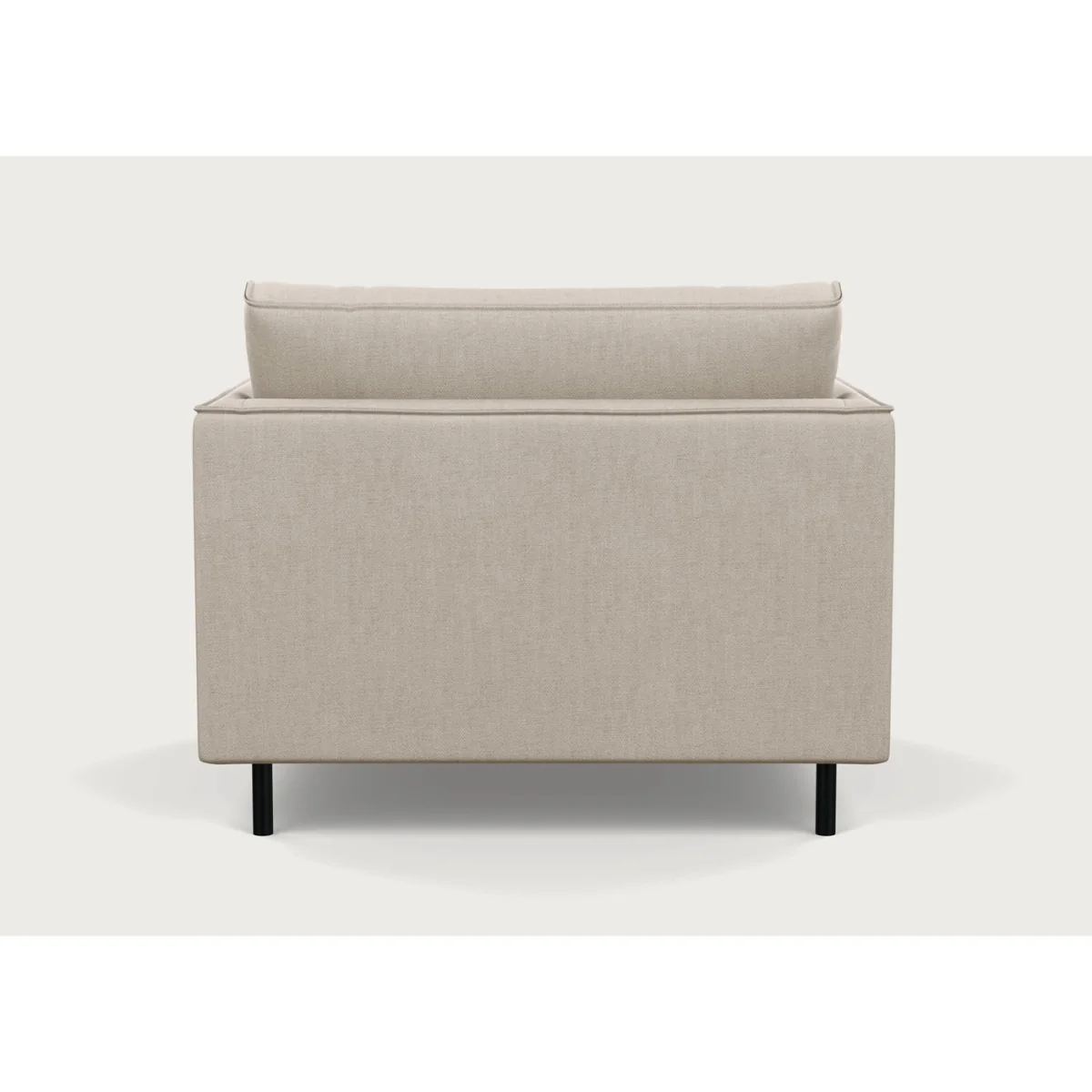 Heal's Tortona Armchair Wool Velvet Olive Black Feet – image 7