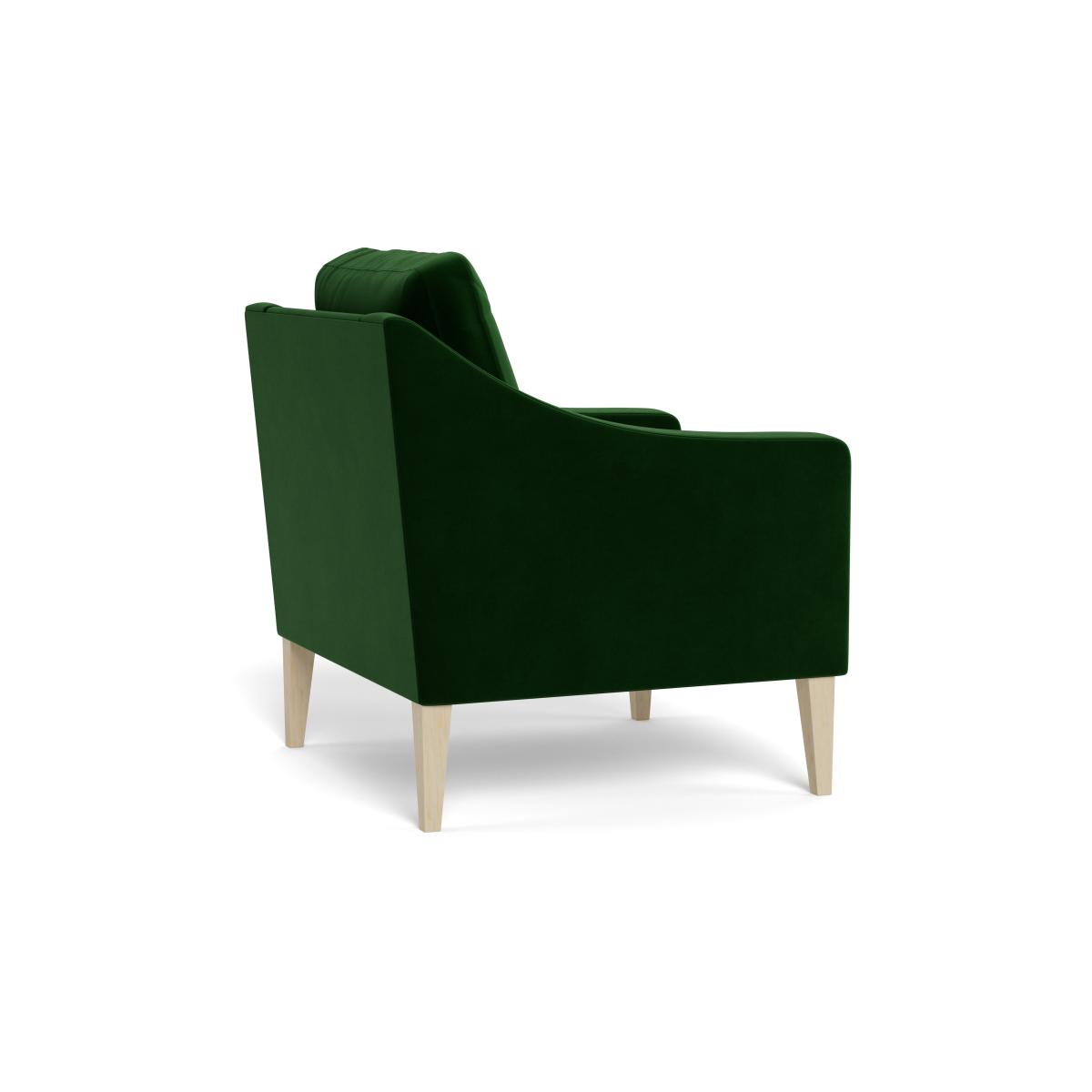 Heal's Richmond Armchair Smart Velvet Forest Black Feet – image 5