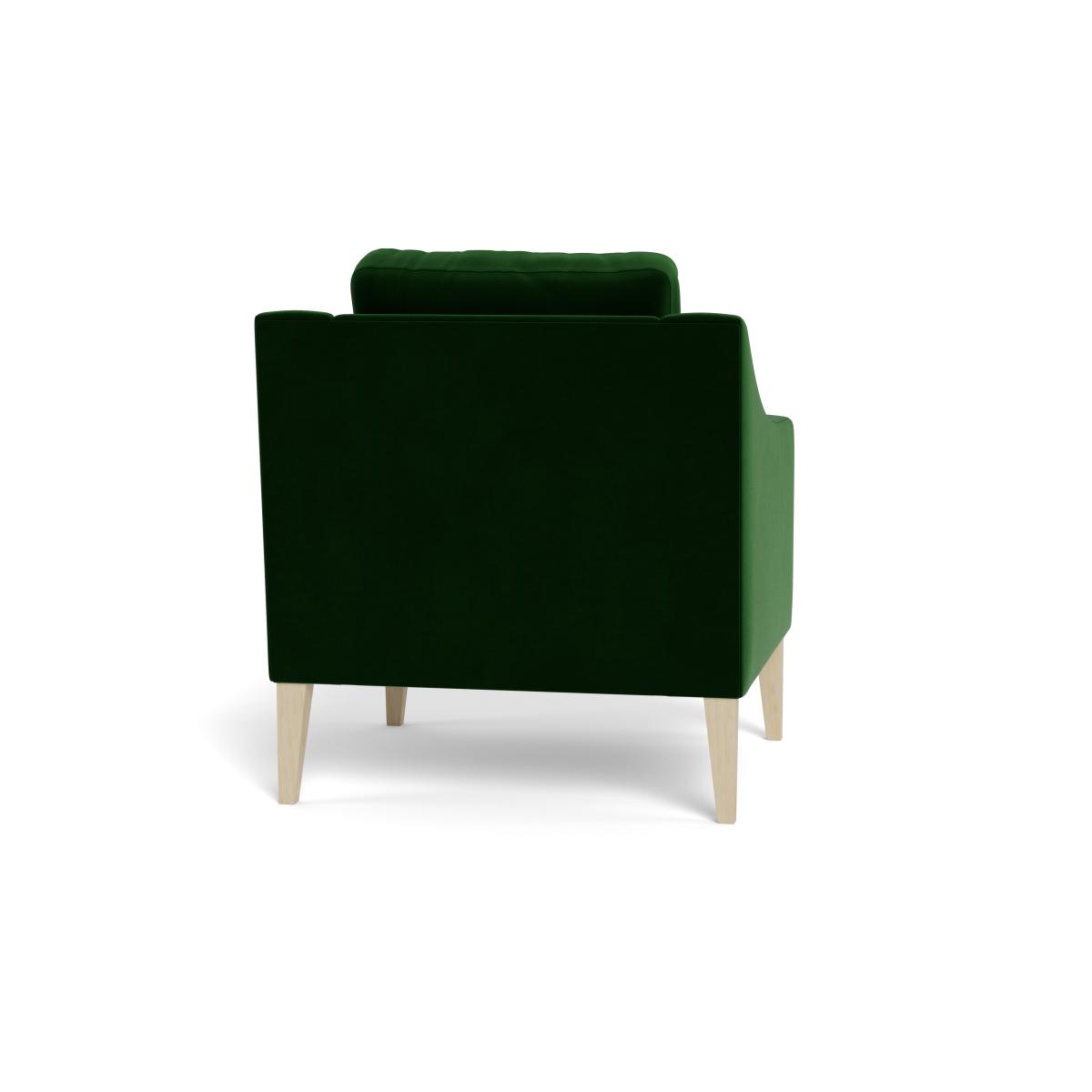 Heal's Richmond Armchair Smart Velvet Forest Black Feet – image 6