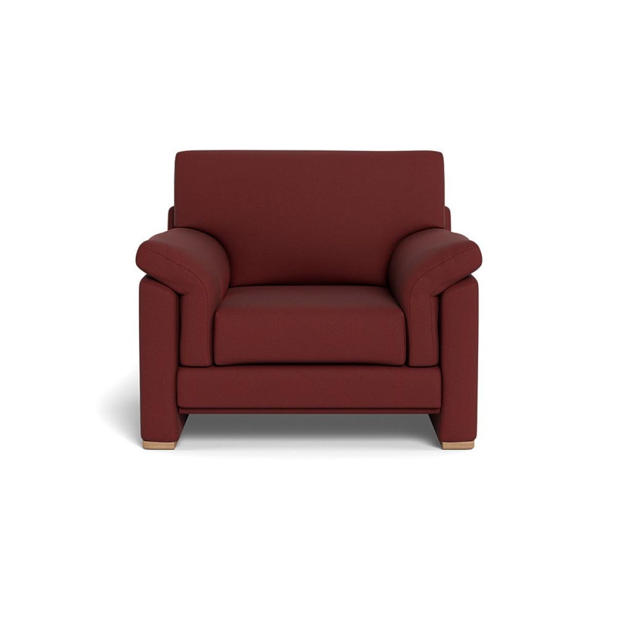 Heal's Paris II Armchair Capelo Linen-Cotton Etruscan Red Natural Feet – image 2