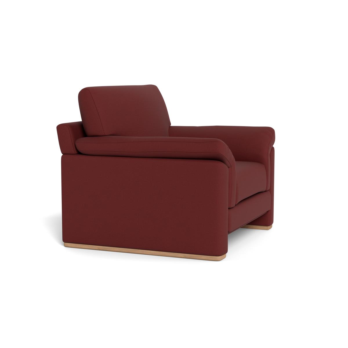 Heal's Paris II Armchair Capelo Linen-Cotton Etruscan Red Natural Feet – image 3