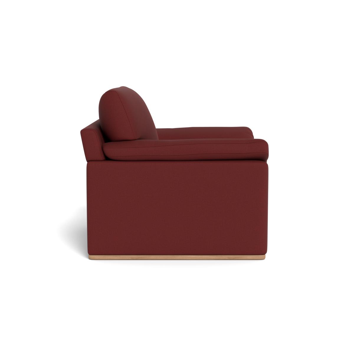 Heal's Paris II Armchair Capelo Linen-Cotton Etruscan Red Natural Feet – image 4