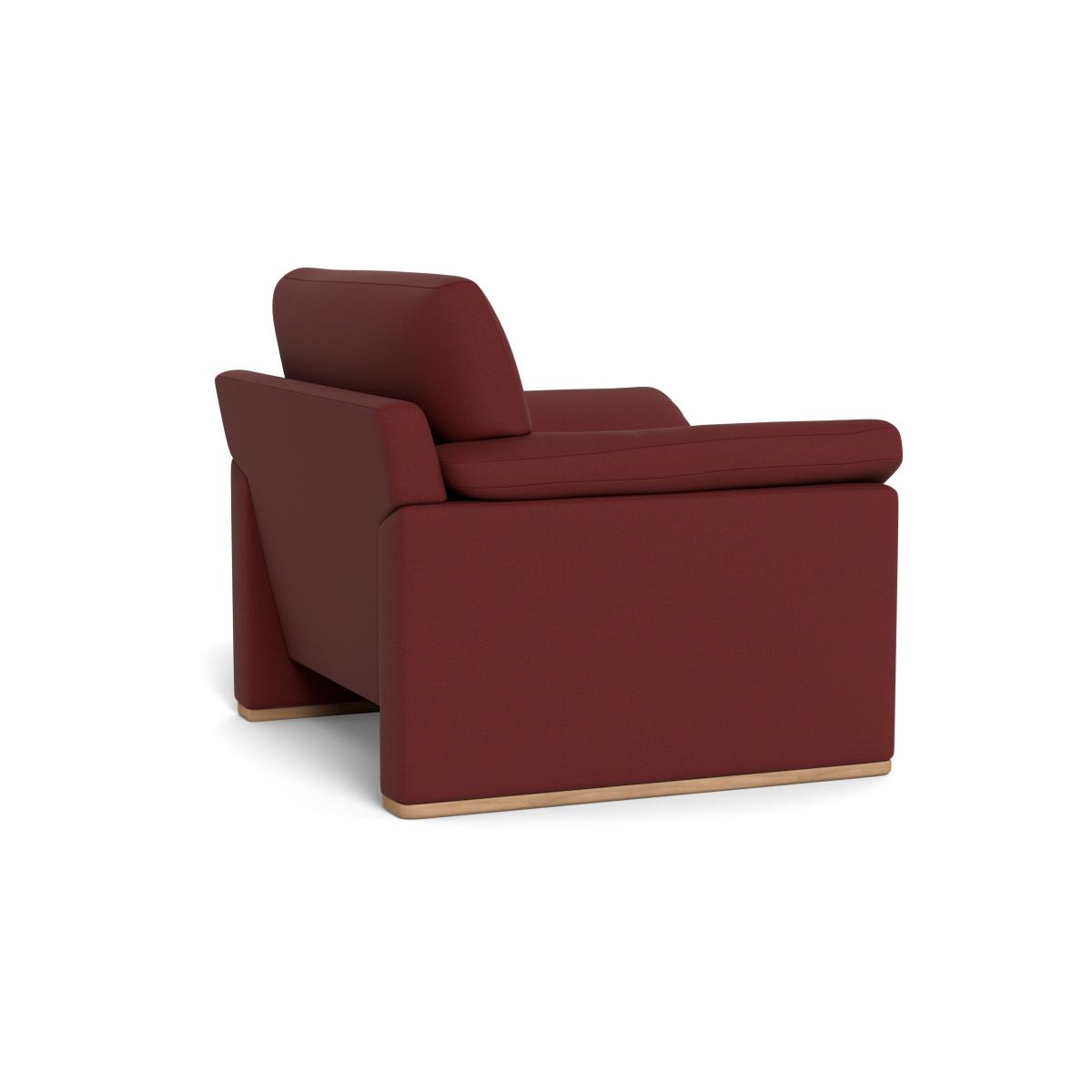 Heal's Paris II Armchair Capelo Linen-Cotton Etruscan Red Natural Feet – image 5