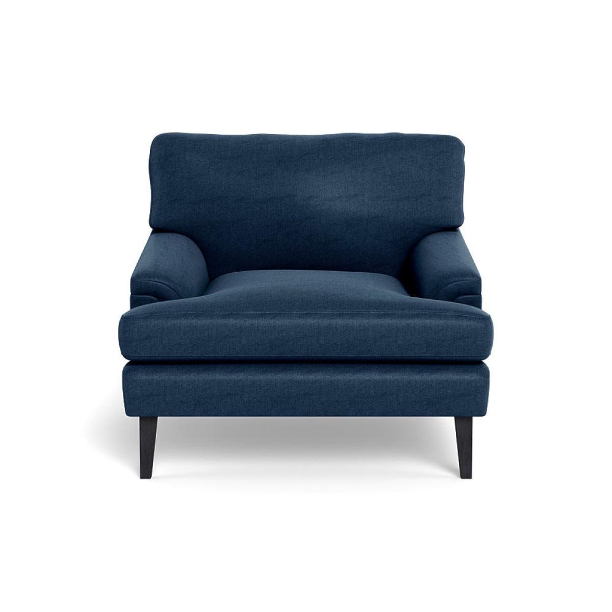 Heal's Stanton Armchair Capelo Linen-Cotton Inkspot Black Feet – image 2