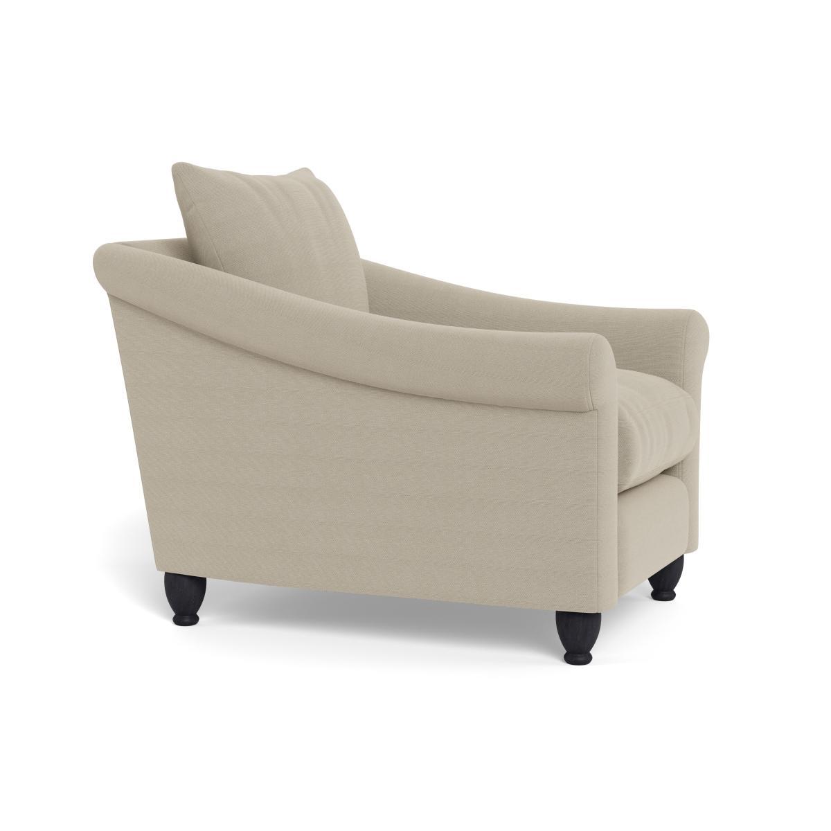 Heal's Devon Armchair Linen Hessian Natural Ash Feet - Heal's UK Furniture – image 2