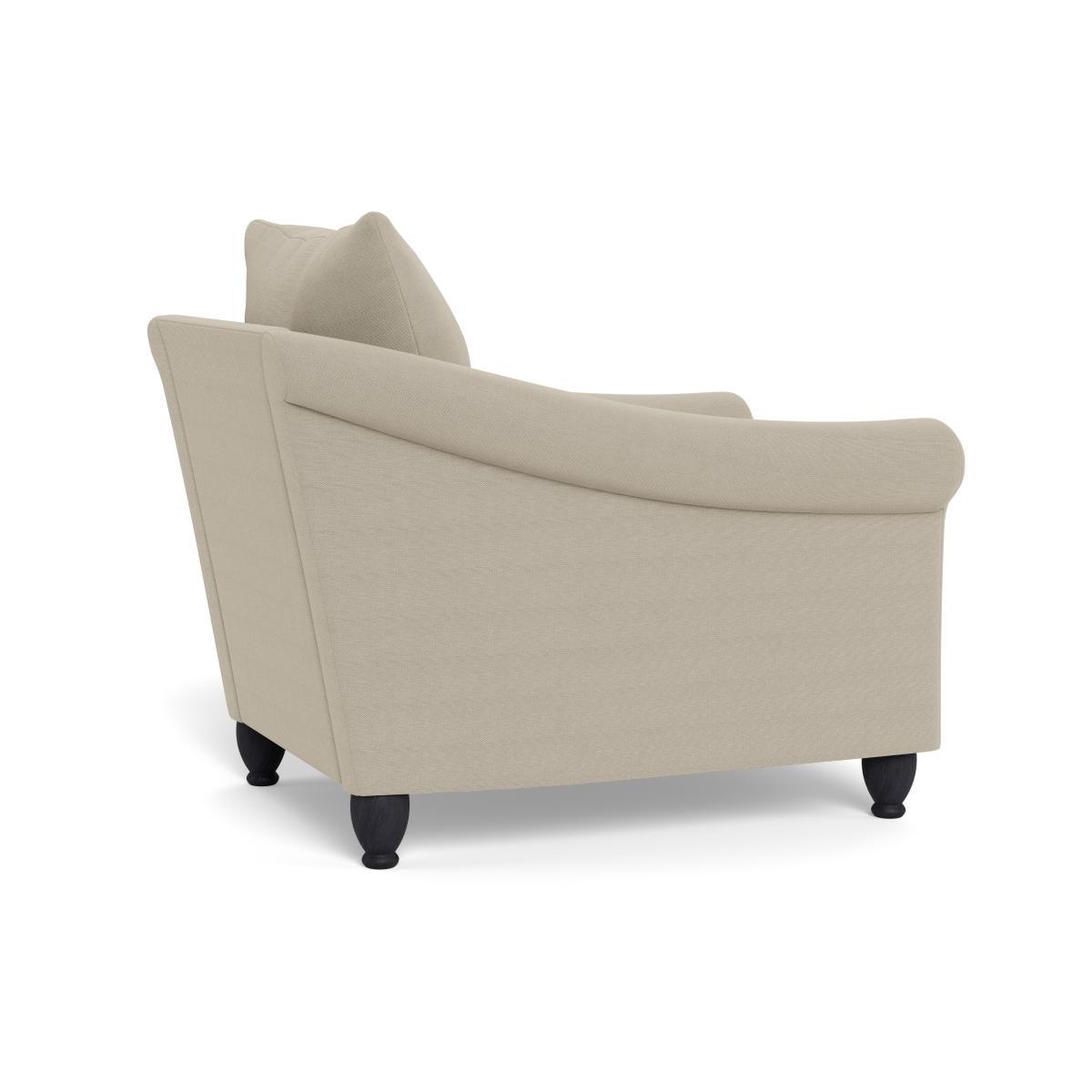 Heal's Devon Armchair Linen Hessian Natural Ash Feet - Heal's UK Furniture – image 4