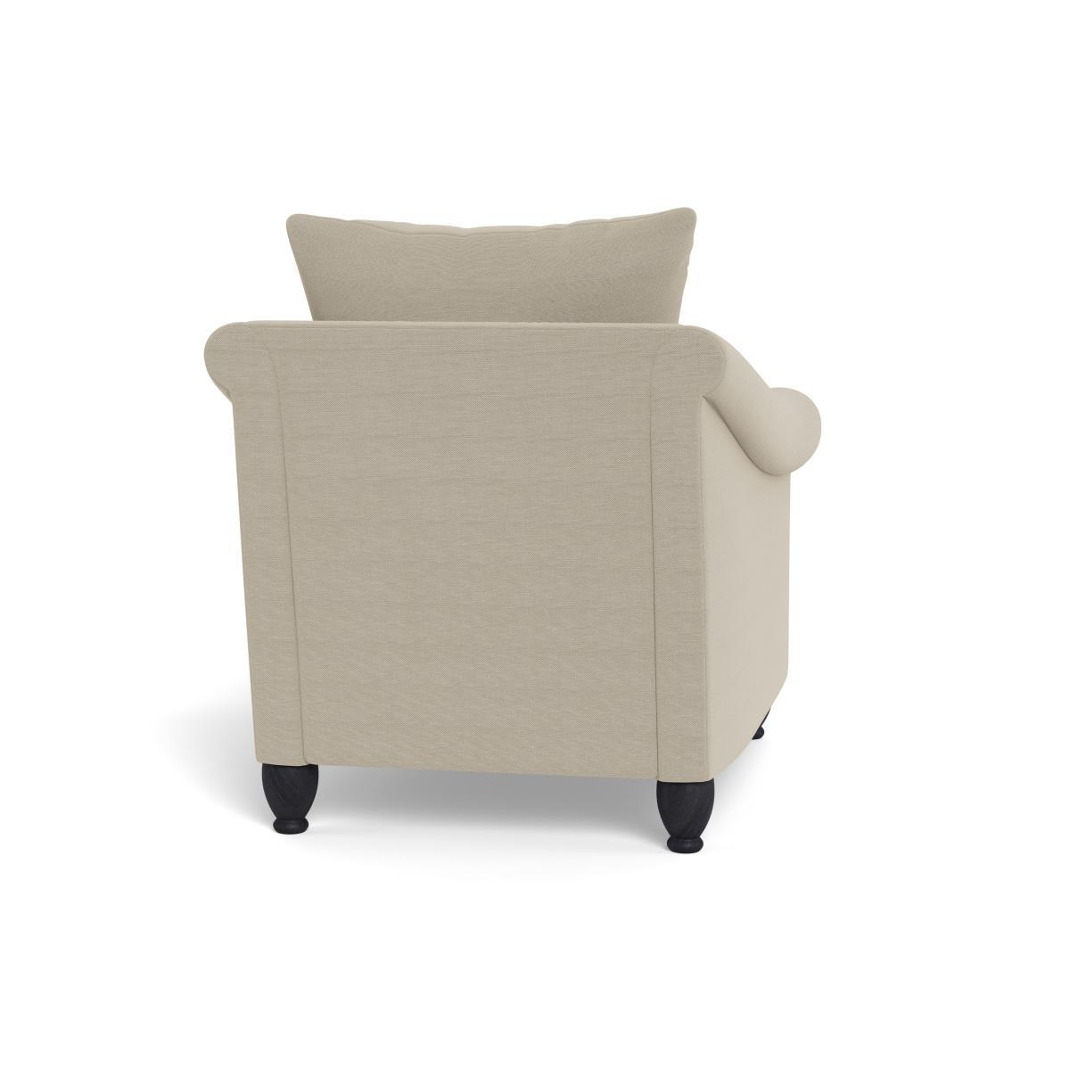 Heal's Devon Armchair Linen Hessian Natural Ash Feet - Heal's UK Furniture – image 5