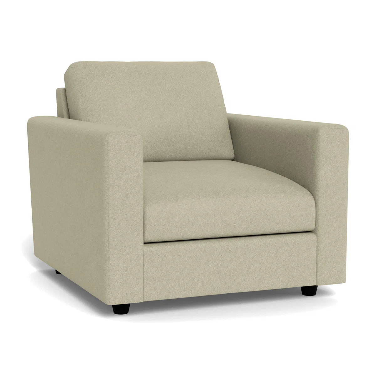 Heal's Nimbus II Armchair Smart Velvet Ocean Black Feet – image 1
