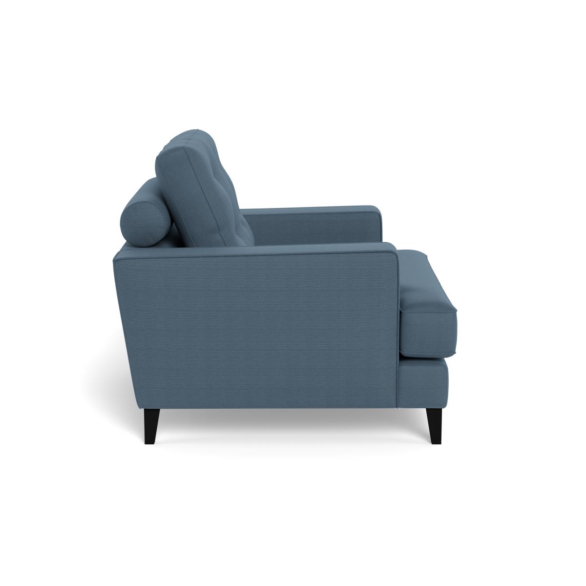 Heal's Mistral Armchair Capelo Linen-Cotton Mineral Black Feet – image 4