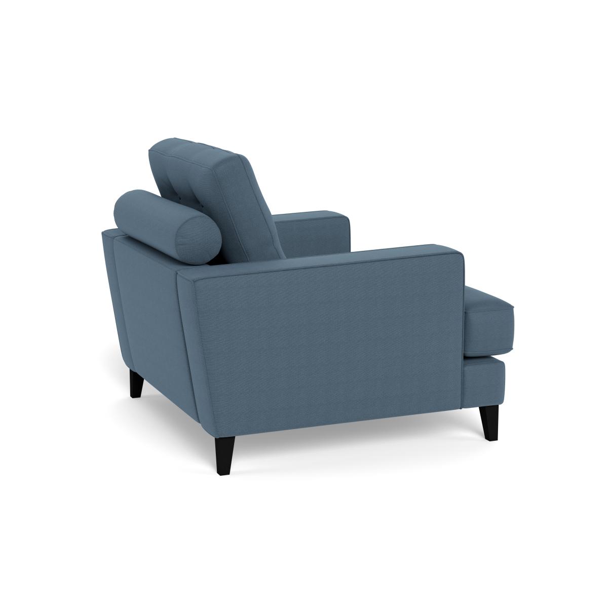 Heal's Mistral Armchair Capelo Linen-Cotton Mineral Black Feet – image 5