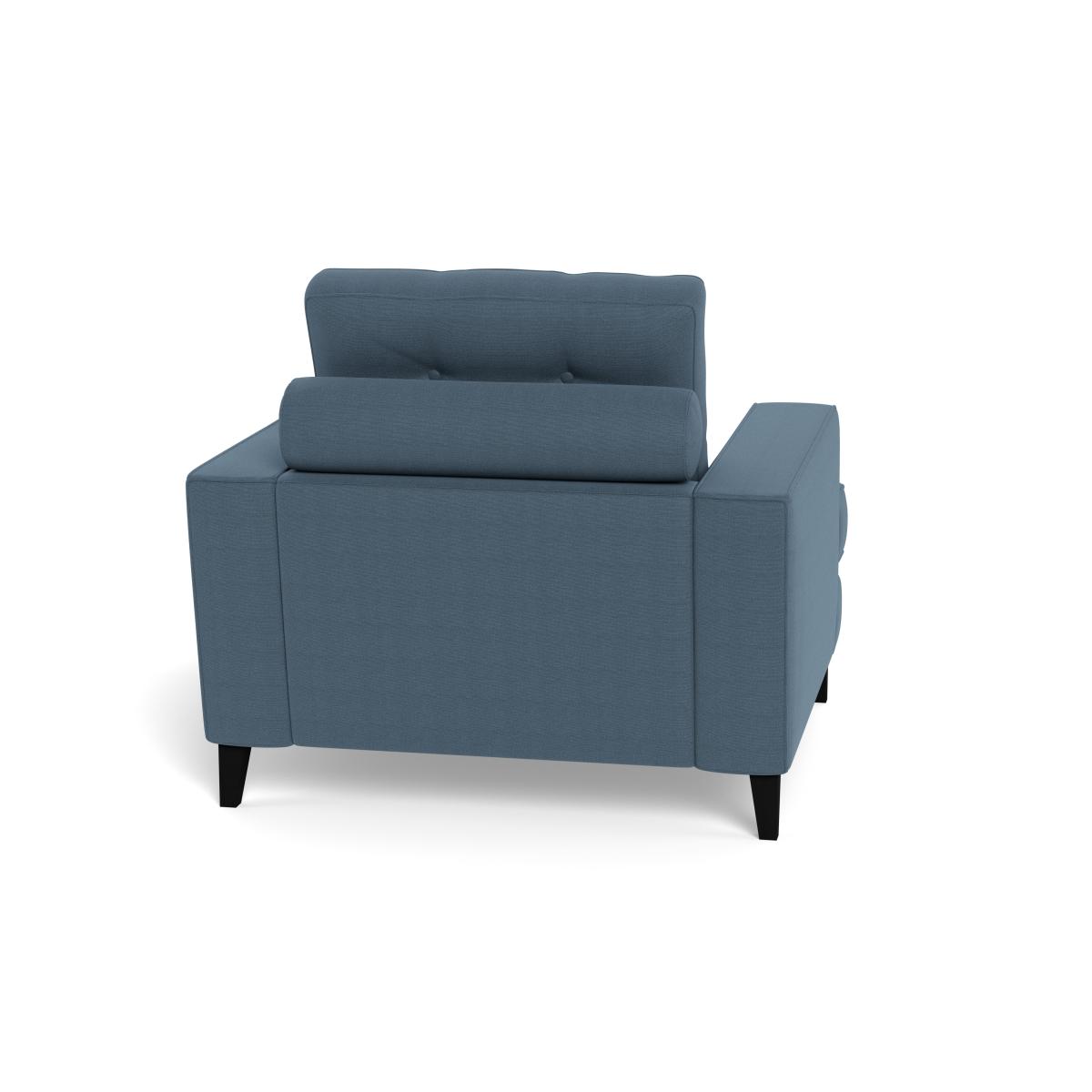 Heal's Mistral Armchair Capelo Linen-Cotton Mineral Black Feet – image 6