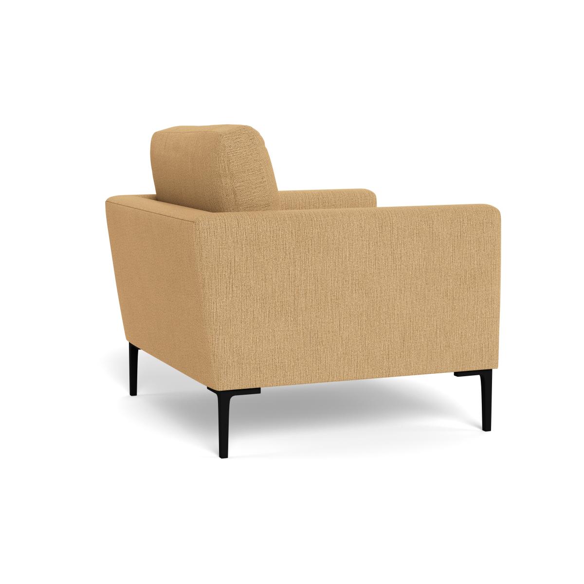 Heal's Eton Armchair Smart Linen Mix Sand Black Feet – image 5