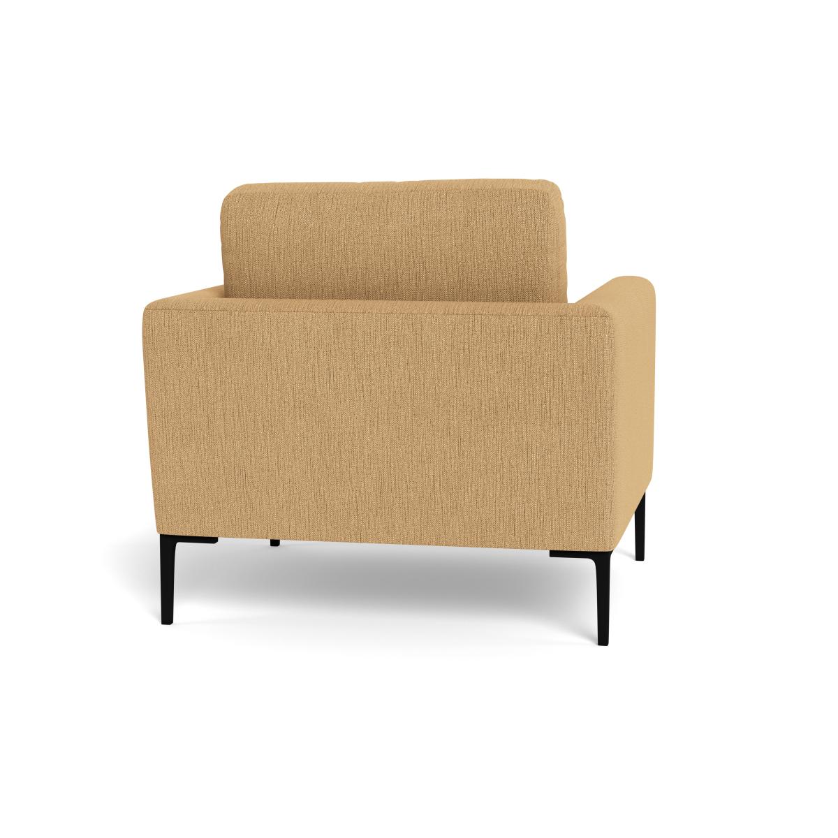 Heal's Eton Armchair Smart Linen Mix Sand Black Feet – image 6