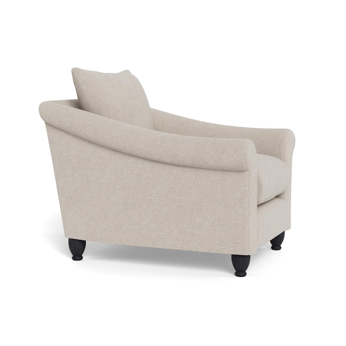 Heal's Devon Armchair Texture Limestone Black Stain Beech Feet - Heal's UK Furniture – image 2