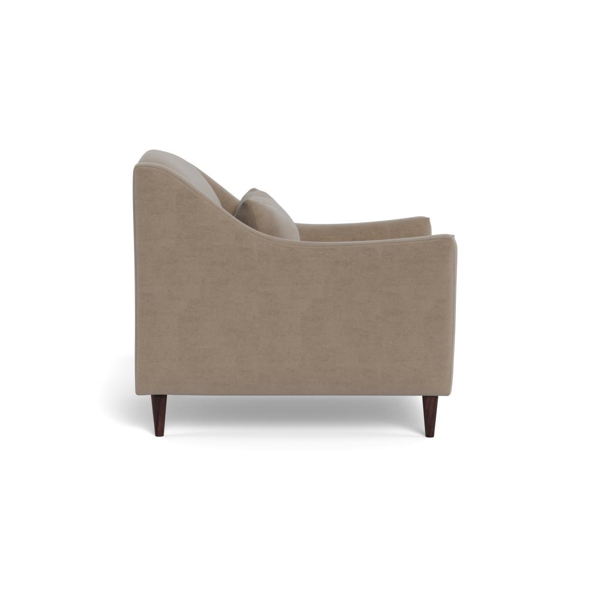 Heal's Somerset Armchair Smart Velvet Dove - Heal's UK Furniture – image 3