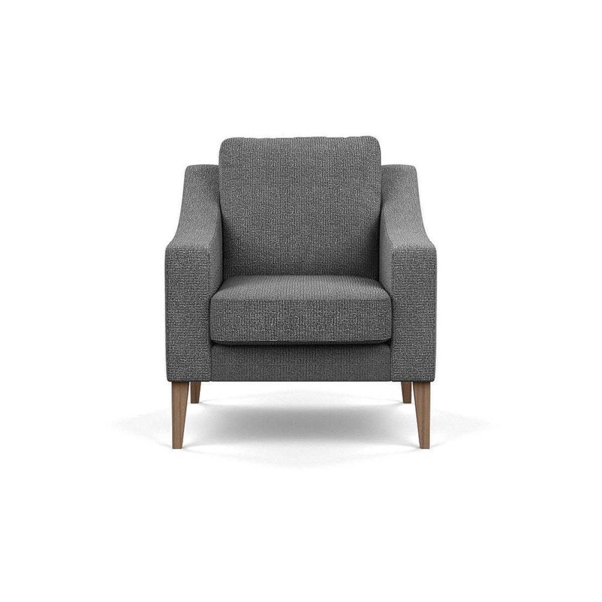 Heal's Richmond Armchair Smart Luxe Velvet Ocean Black Feet - Heal's UK Furniture – image 2