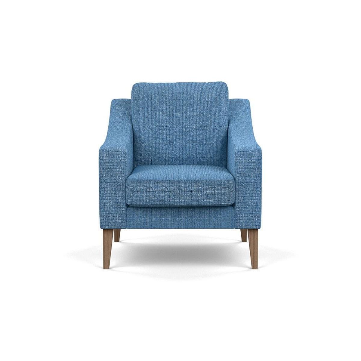 Heal's Richmond Armchair Smart Luxe Velvet Ocean Black Feet - Heal's UK Furniture – image 105