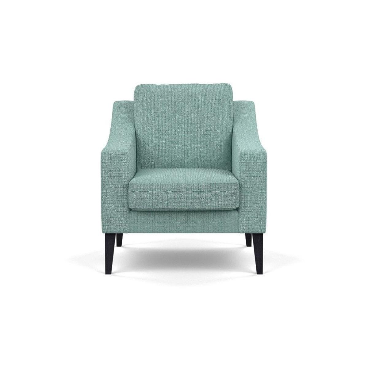 Heal's Richmond Armchair Smart Luxe Velvet Ocean Black Feet - Heal's UK Furniture – image 106