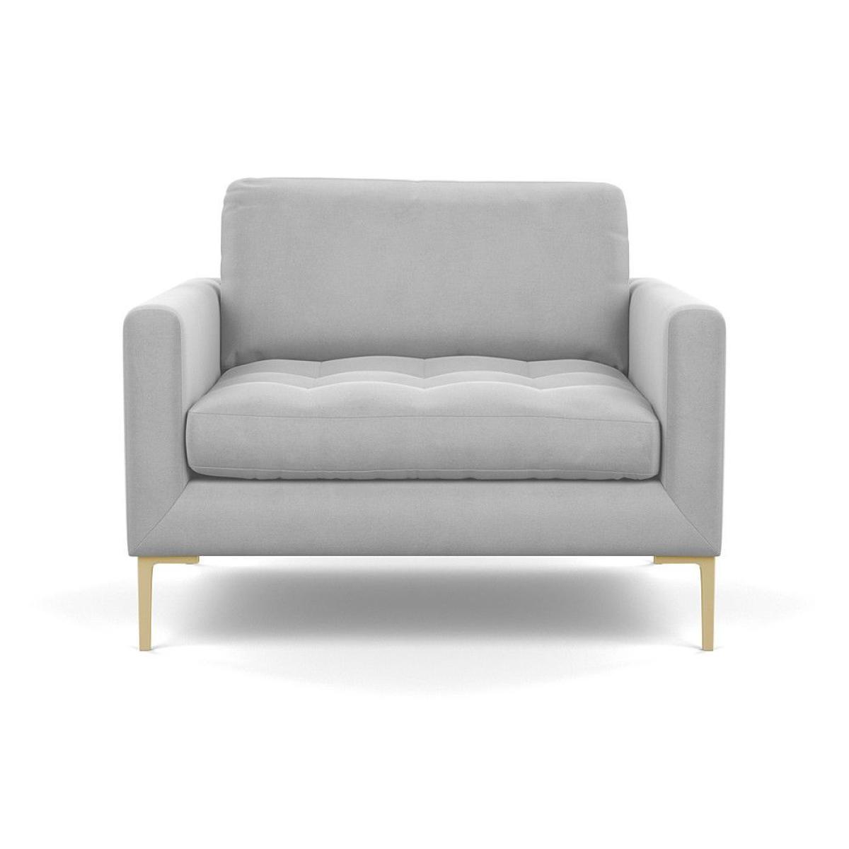 Heal's Richmond Armchair Smart Luxe Velvet Ocean Black Feet - Heal's UK Furniture – image 107