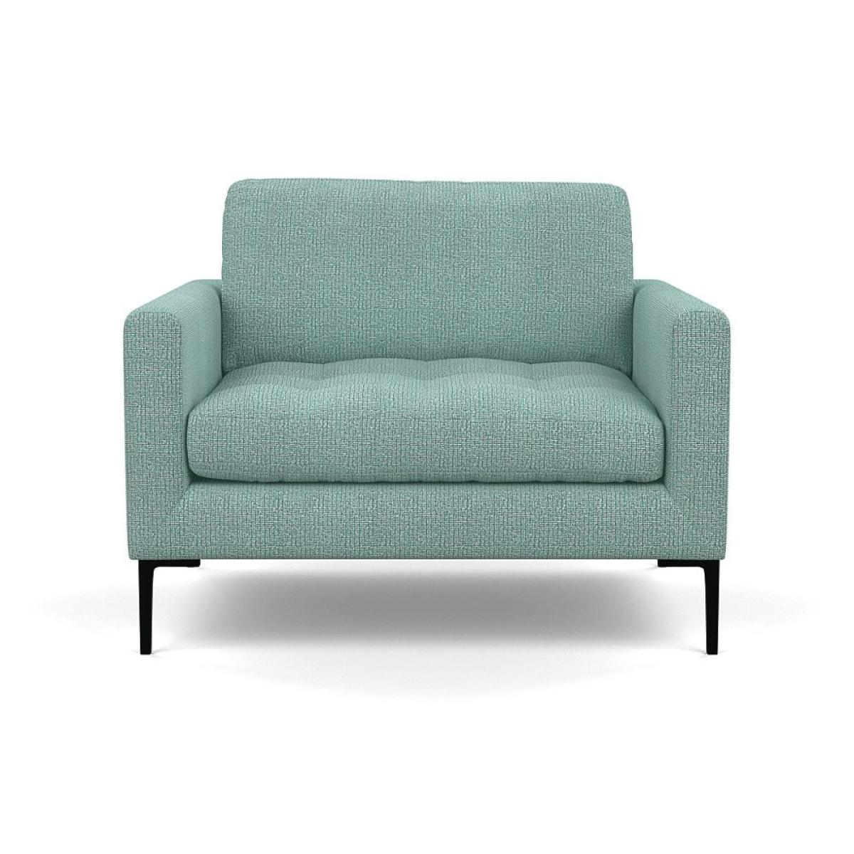 Heal's Richmond Armchair Smart Luxe Velvet Ocean Black Feet - Heal's UK Furniture – image 116