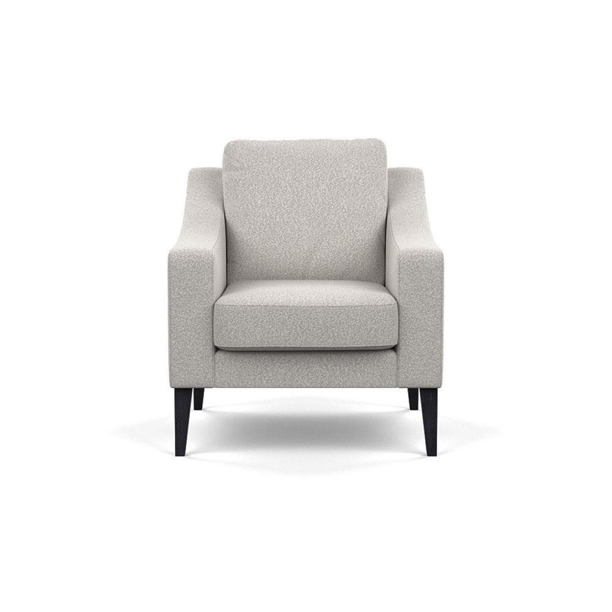 Heal's Richmond Armchair Smart Luxe Velvet Ocean Black Feet - Heal's UK Furniture – image 13