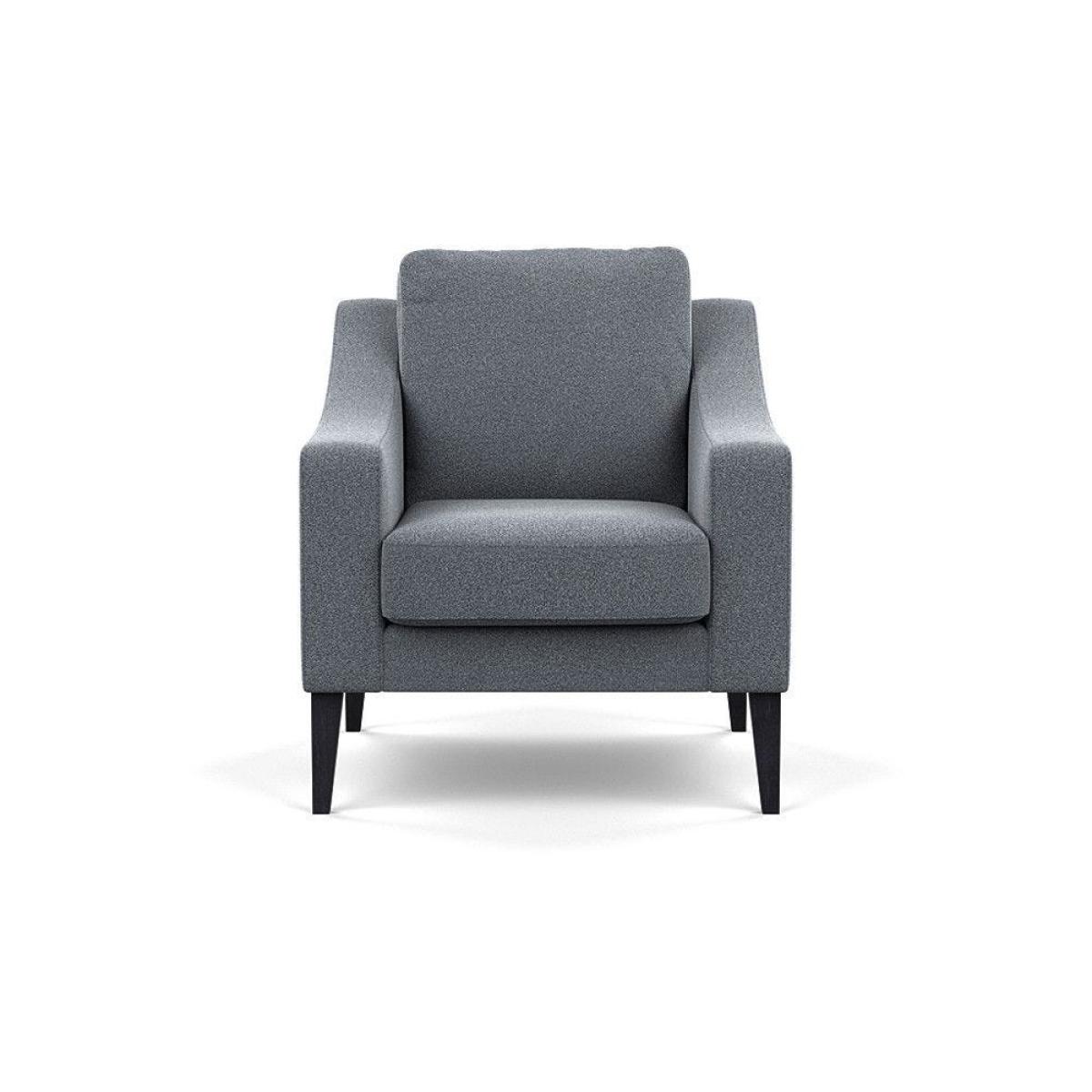 Heal's Richmond Armchair Smart Luxe Velvet Ocean Black Feet - Heal's UK Furniture – image 123