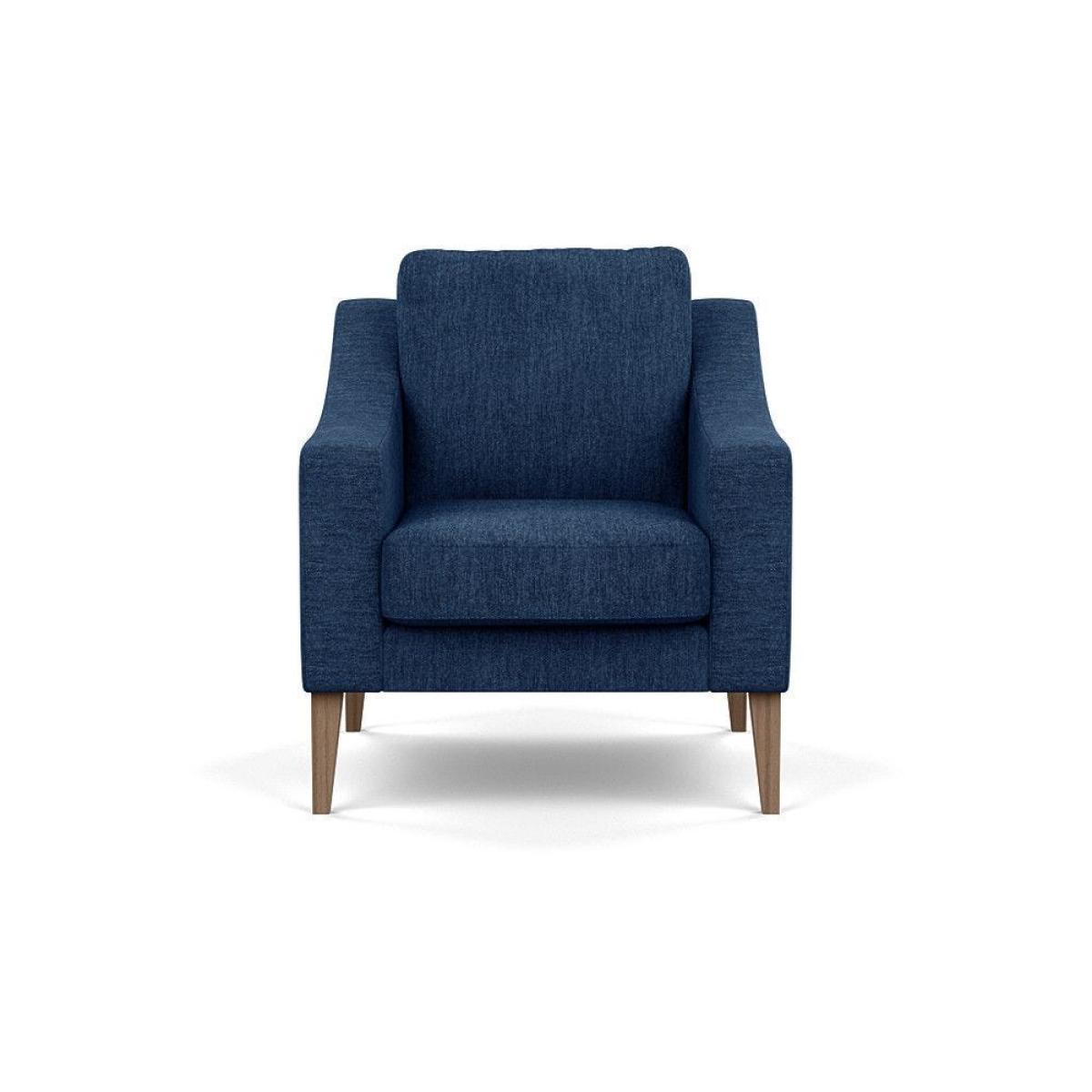 Heal's Richmond Armchair Smart Luxe Velvet Ocean Black Feet - Heal's UK Furniture – image 130