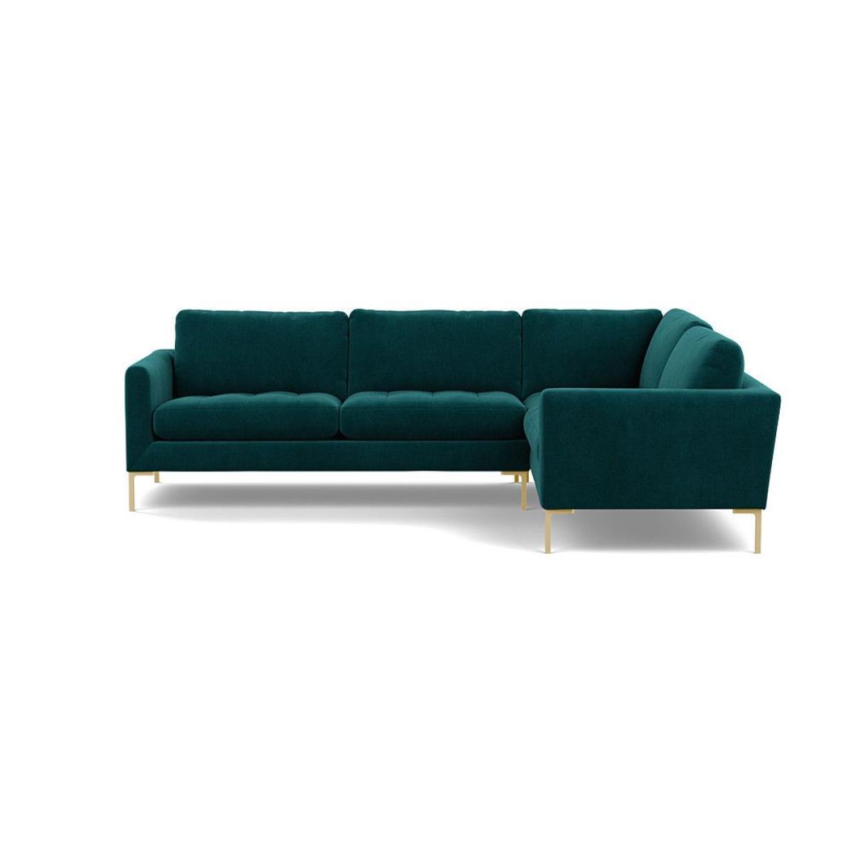 Heal's Richmond Armchair Smart Luxe Velvet Ocean Black Feet - Heal's UK Furniture – image 16