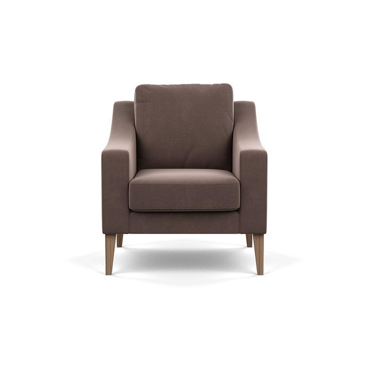 Heal's Richmond Armchair Smart Luxe Velvet Ocean Black Feet - Heal's UK Furniture – image 23