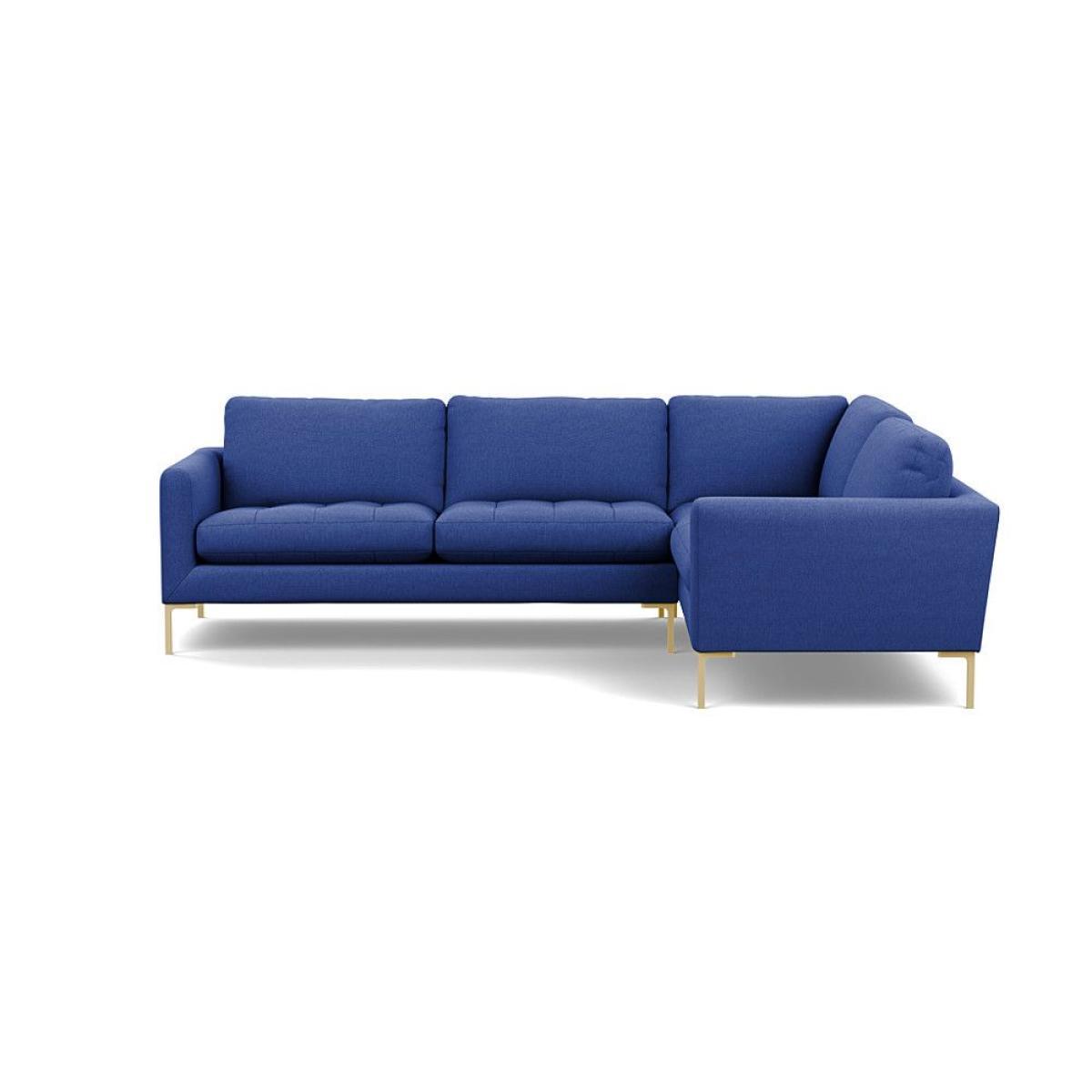 Heal's Richmond Armchair Smart Luxe Velvet Ocean Black Feet - Heal's UK Furniture – image 24