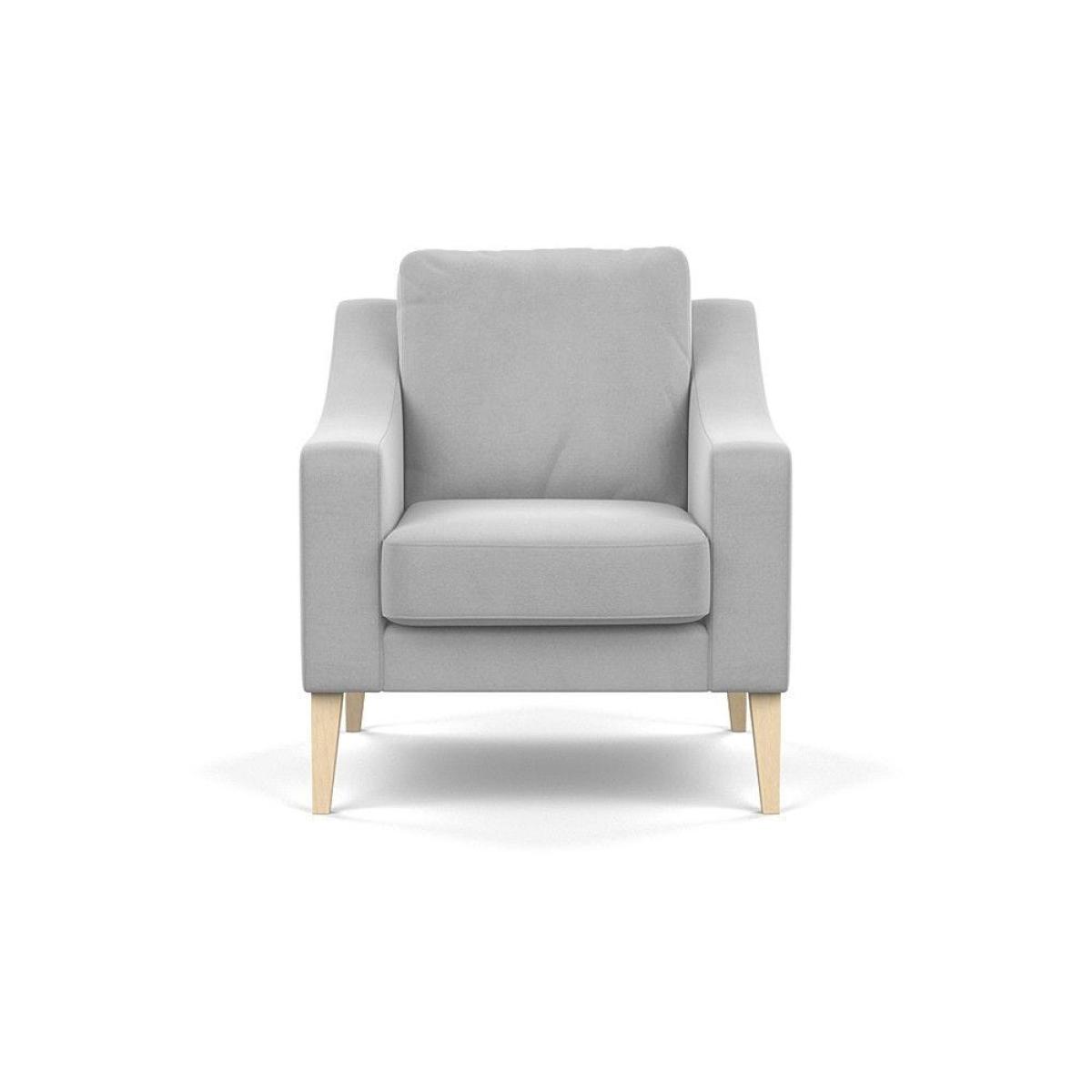 Heal's Richmond Armchair Smart Luxe Velvet Ocean Black Feet - Heal's UK Furniture – image 30