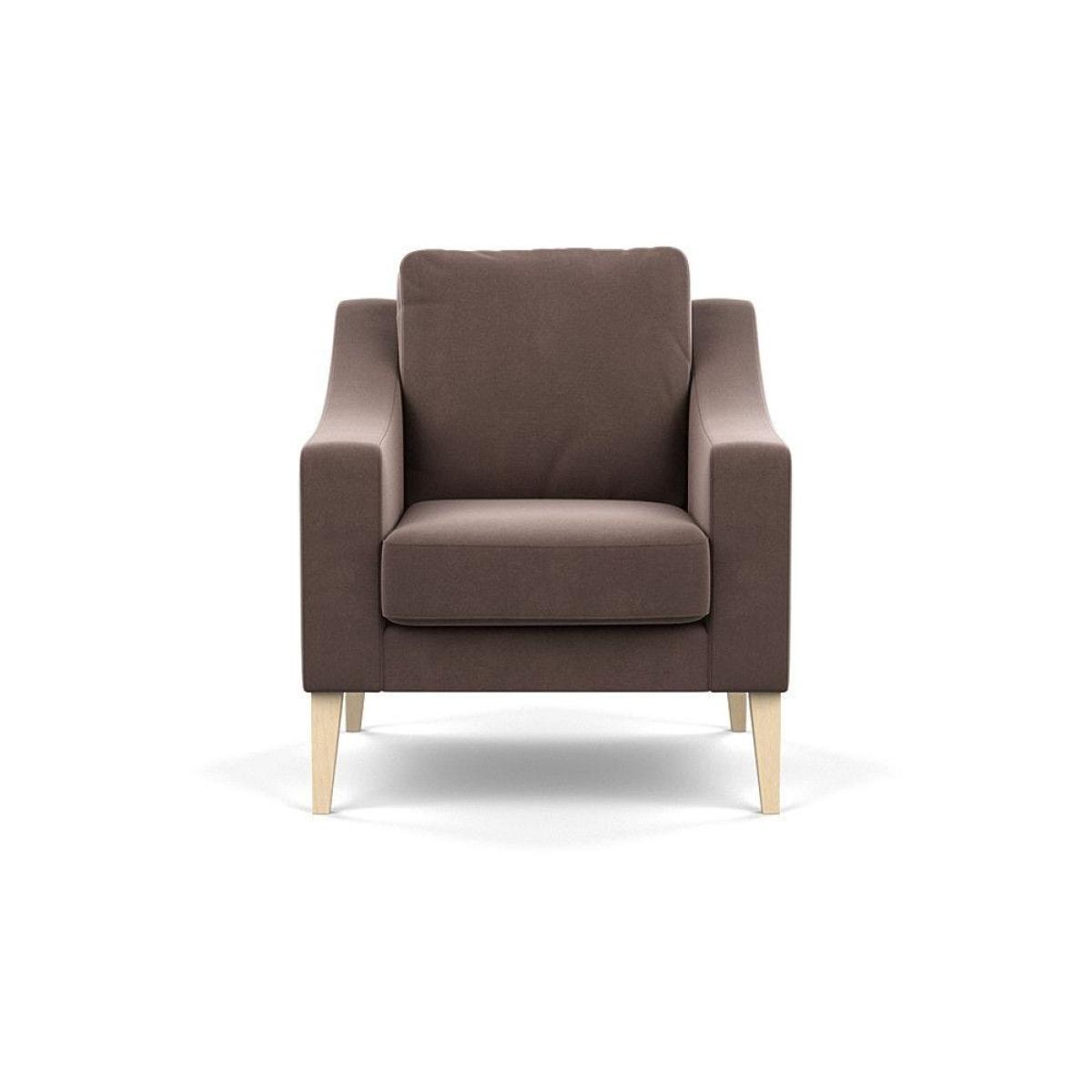Heal's Richmond Armchair Smart Luxe Velvet Ocean Black Feet - Heal's UK Furniture – image 41