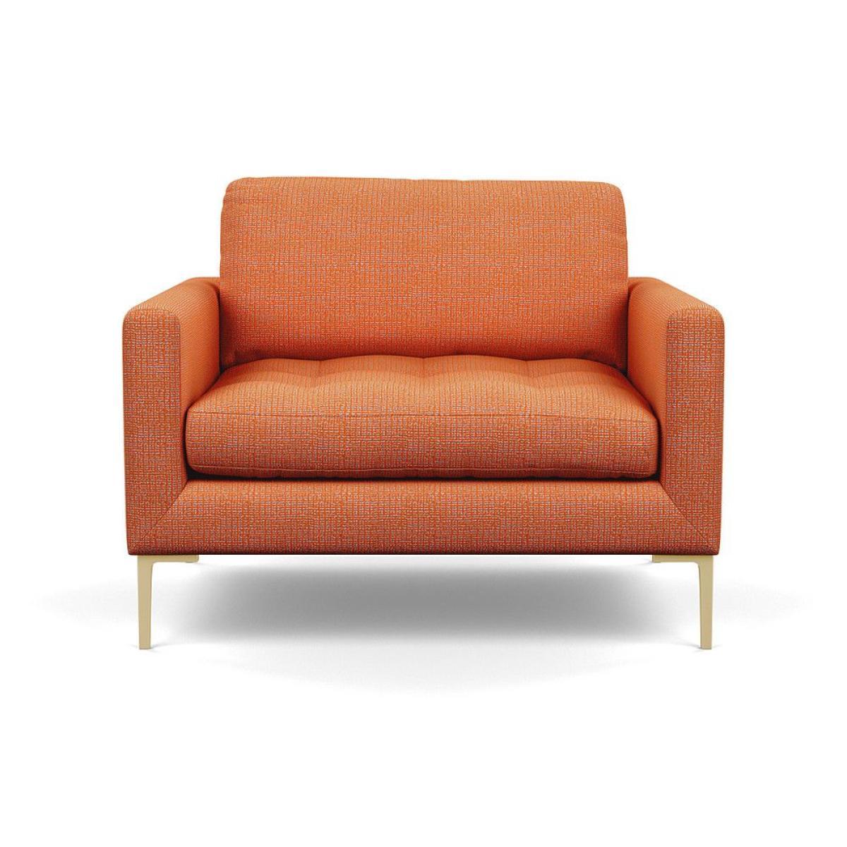 Heal's Richmond Armchair Smart Luxe Velvet Ocean Black Feet - Heal's UK Furniture – image 44