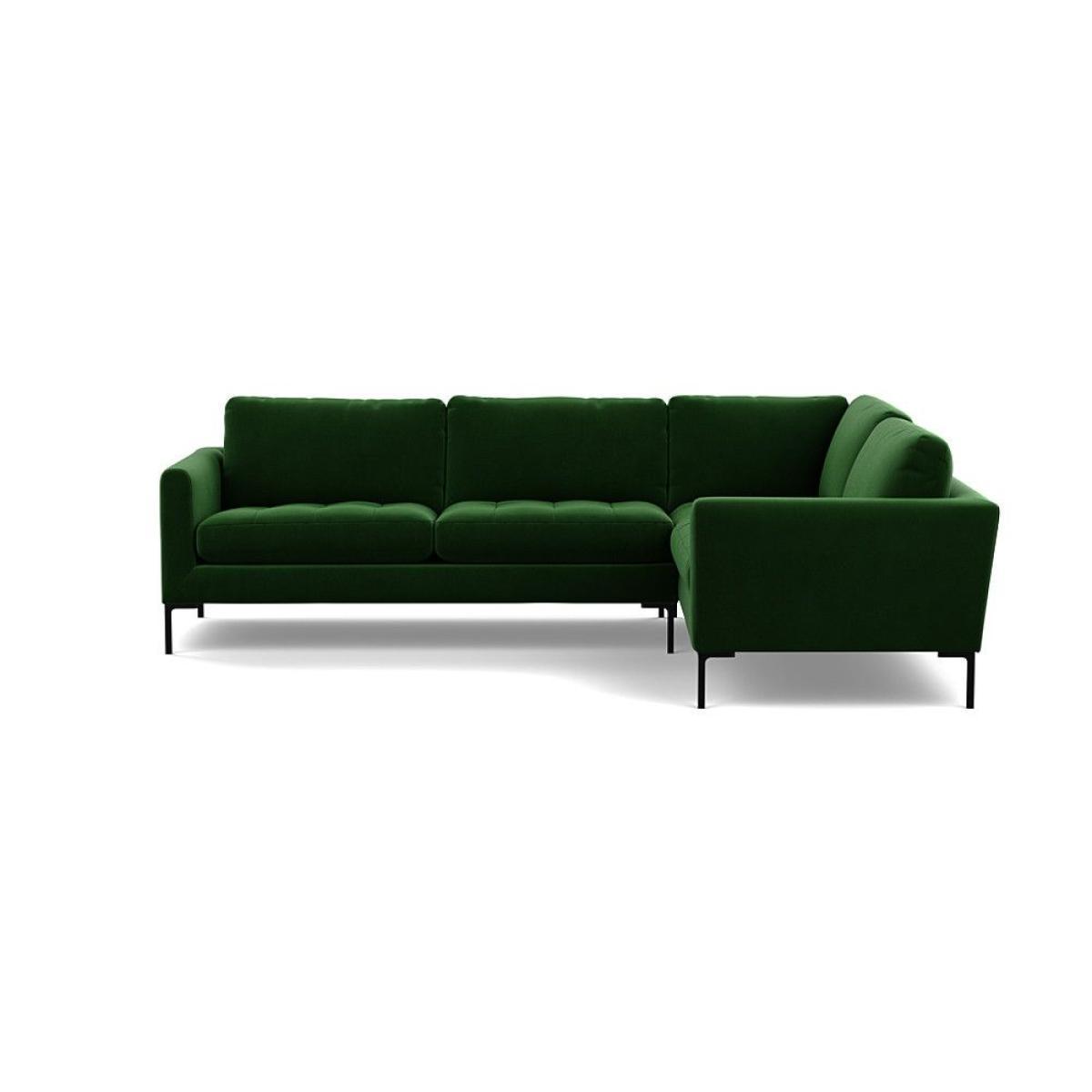 Heal's Richmond Armchair Smart Luxe Velvet Ocean Black Feet - Heal's UK Furniture – image 51