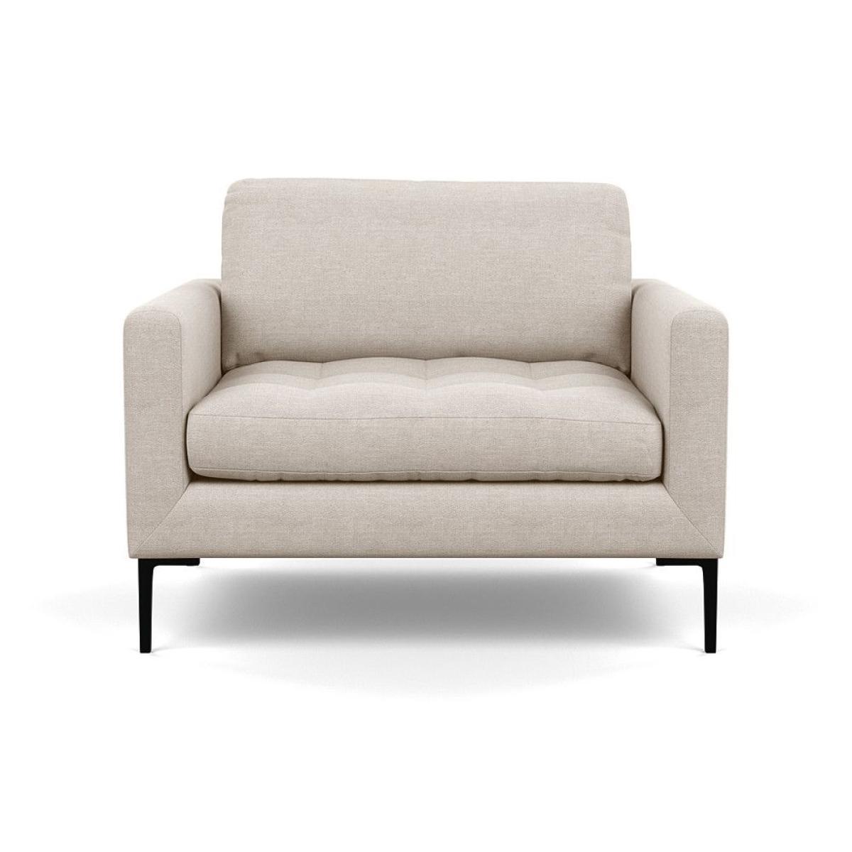 Heal's Richmond Armchair Smart Luxe Velvet Ocean Black Feet - Heal's UK Furniture – image 53