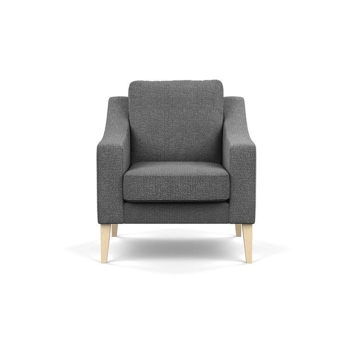 Heal's Richmond Armchair Smart Luxe Velvet Ocean Black Feet - Heal's UK Furniture – image 54