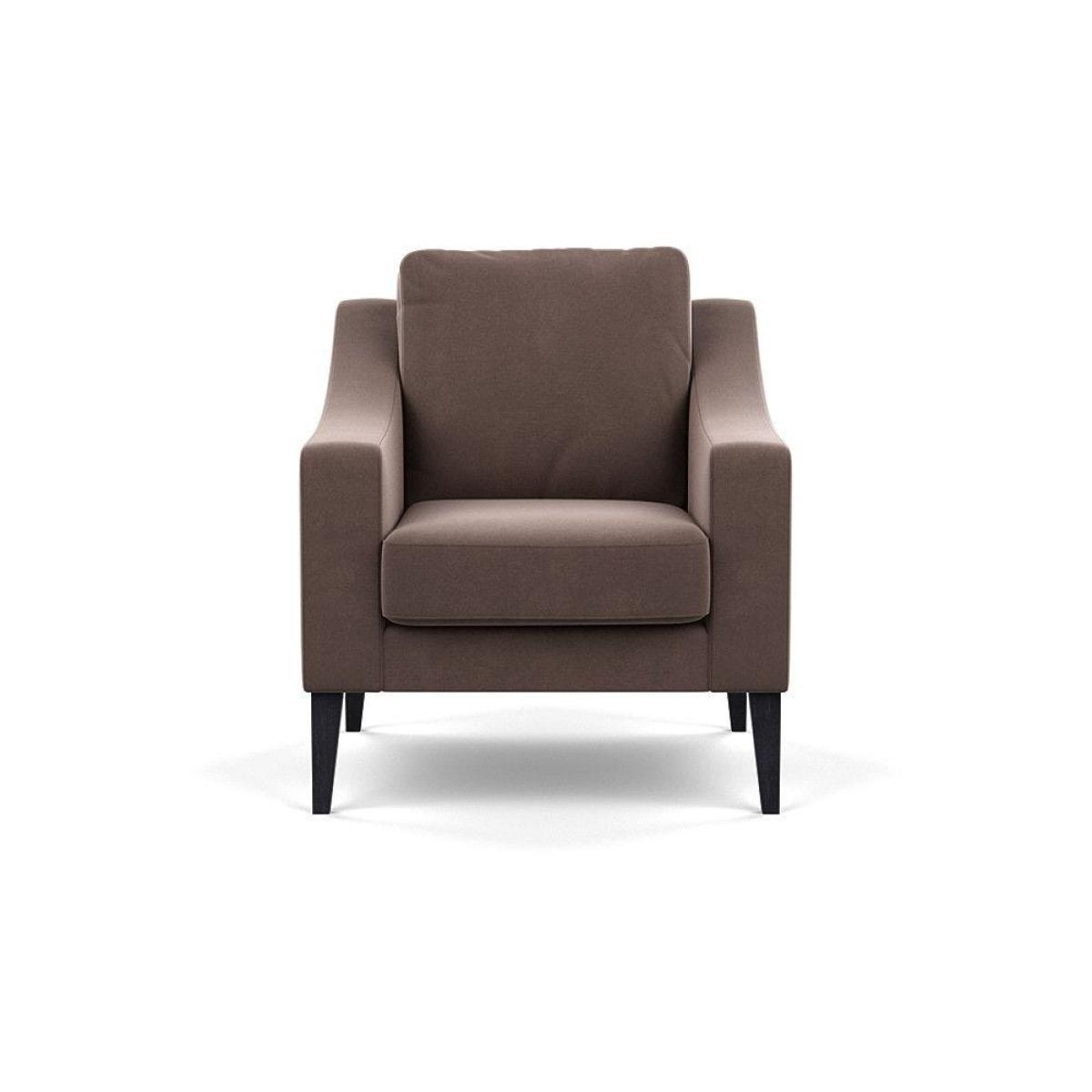 Heal's Richmond Armchair Smart Luxe Velvet Ocean Black Feet - Heal's UK Furniture – image 55