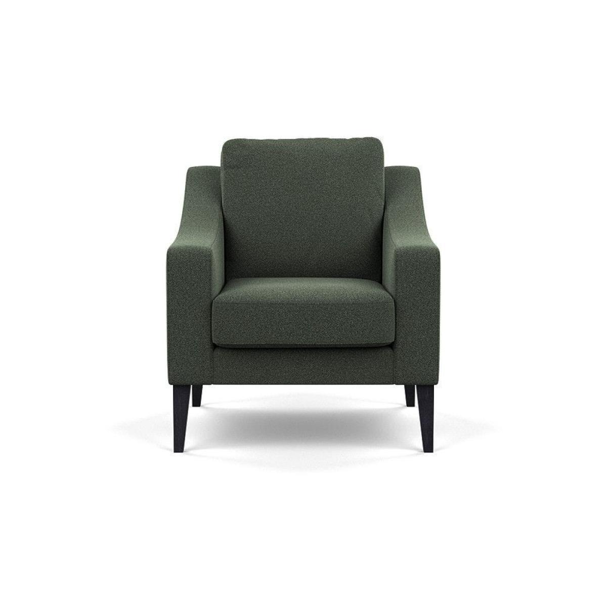 Heal's Richmond Armchair Smart Luxe Velvet Ocean Black Feet - Heal's UK Furniture – image 63