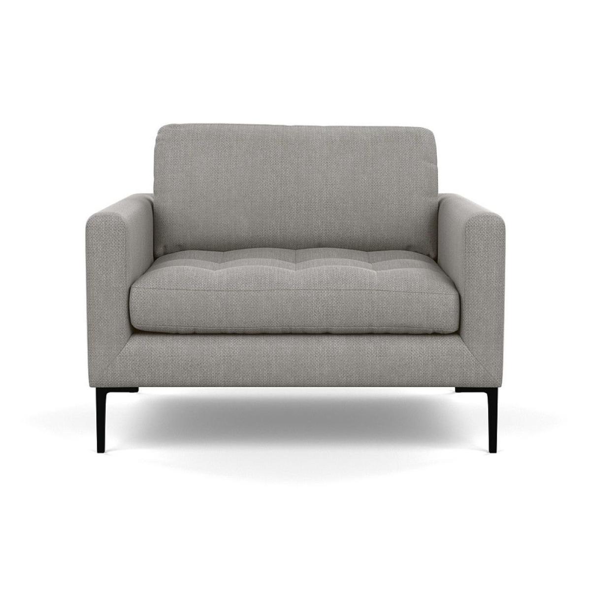 Heal's Richmond Armchair Smart Luxe Velvet Ocean Black Feet - Heal's UK Furniture – image 64