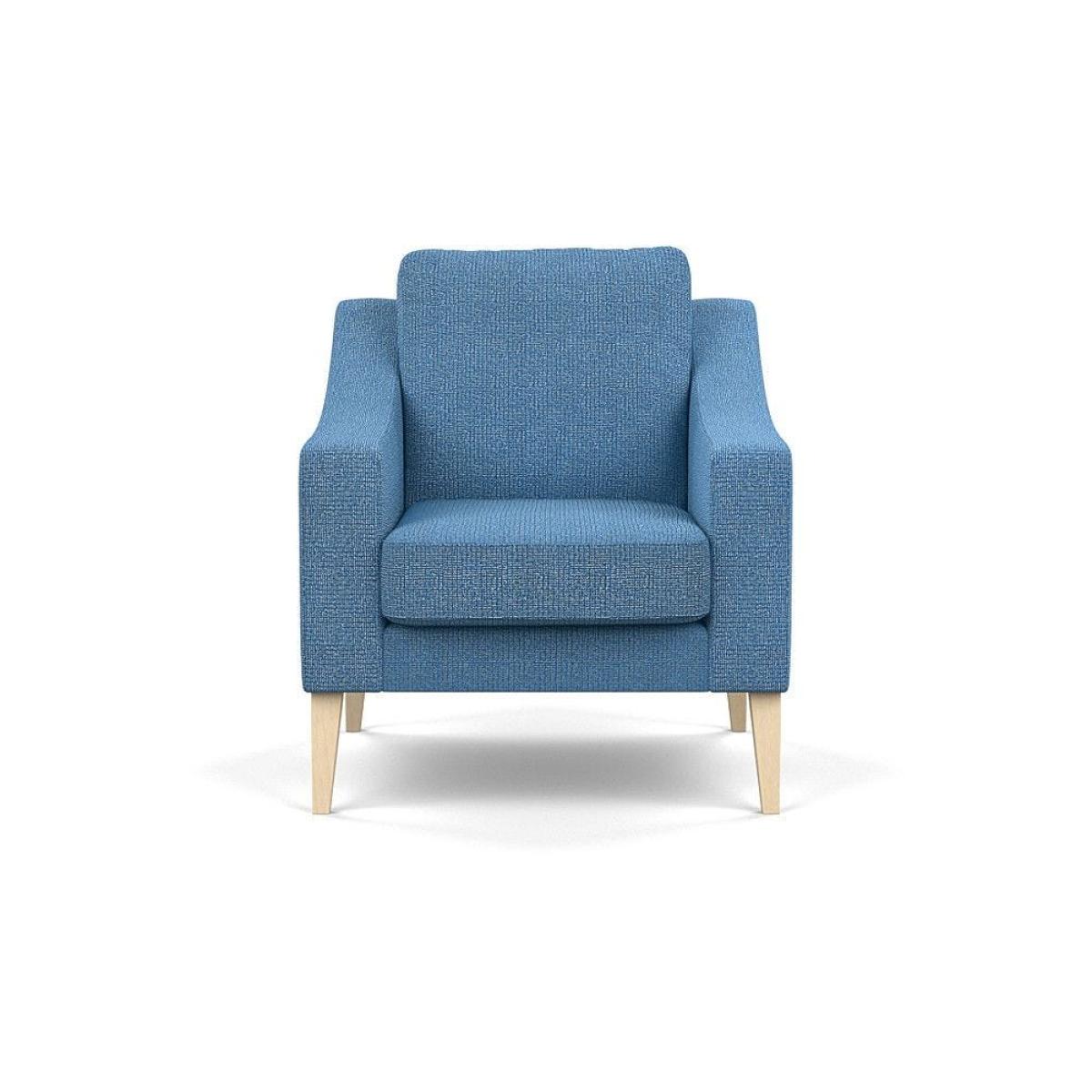 Heal's Richmond Armchair Smart Luxe Velvet Ocean Black Feet - Heal's UK Furniture – image 69